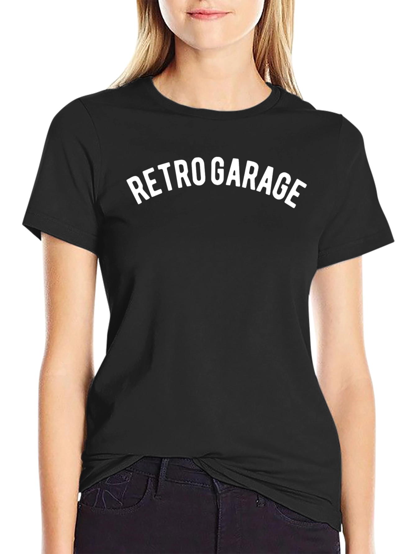Retro Garage Black T-Shirt