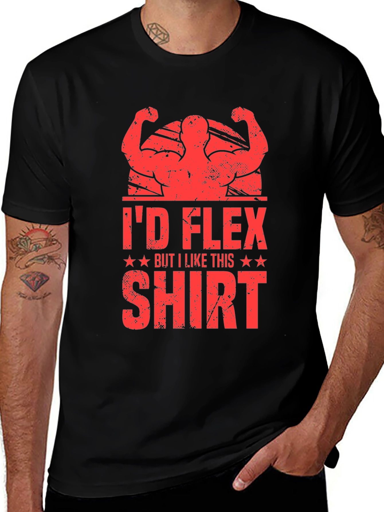 Id Flex Funny Gym Workout T-Shirt