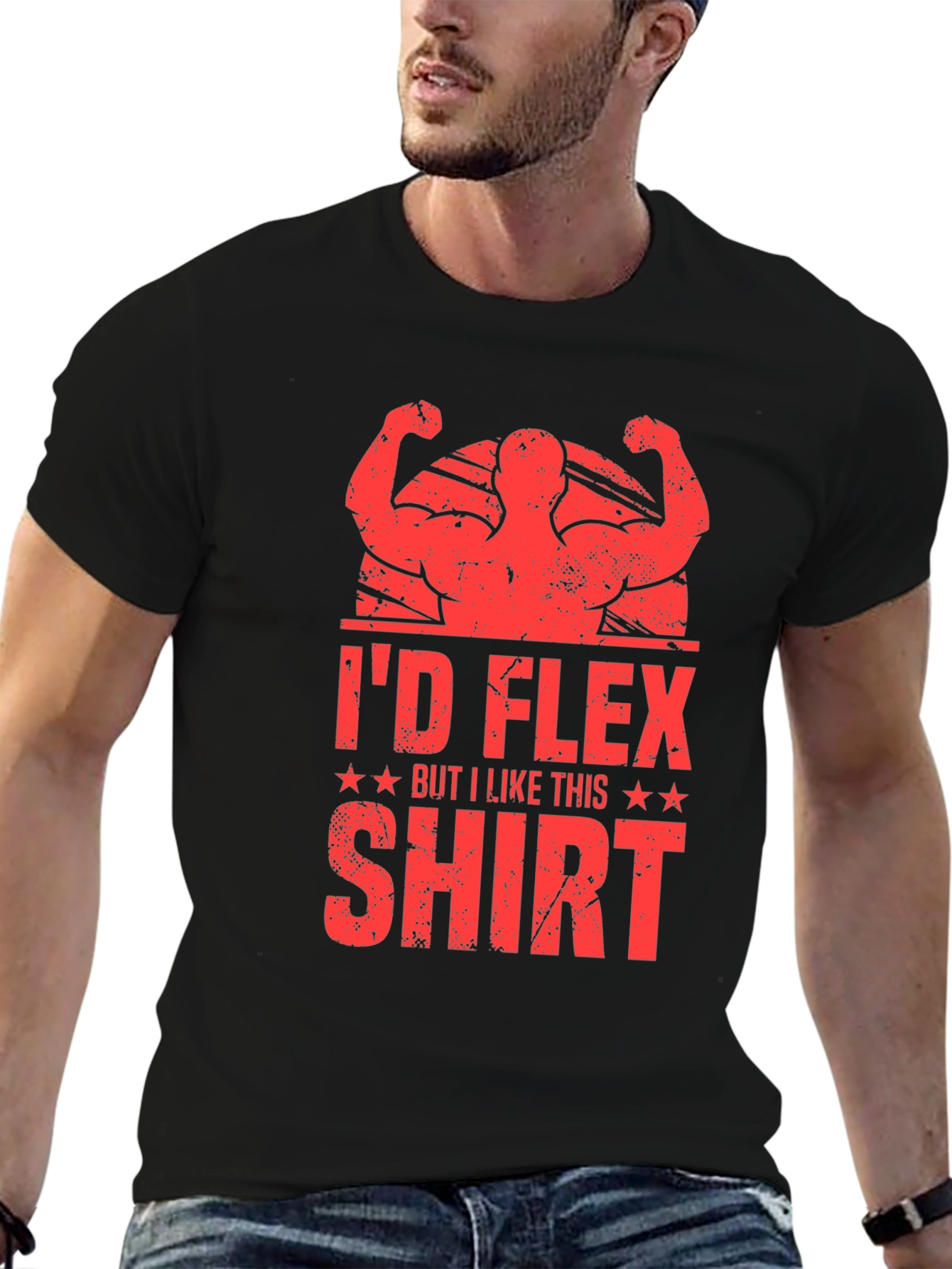 Id Flex Funny Gym Workout T-Shirt