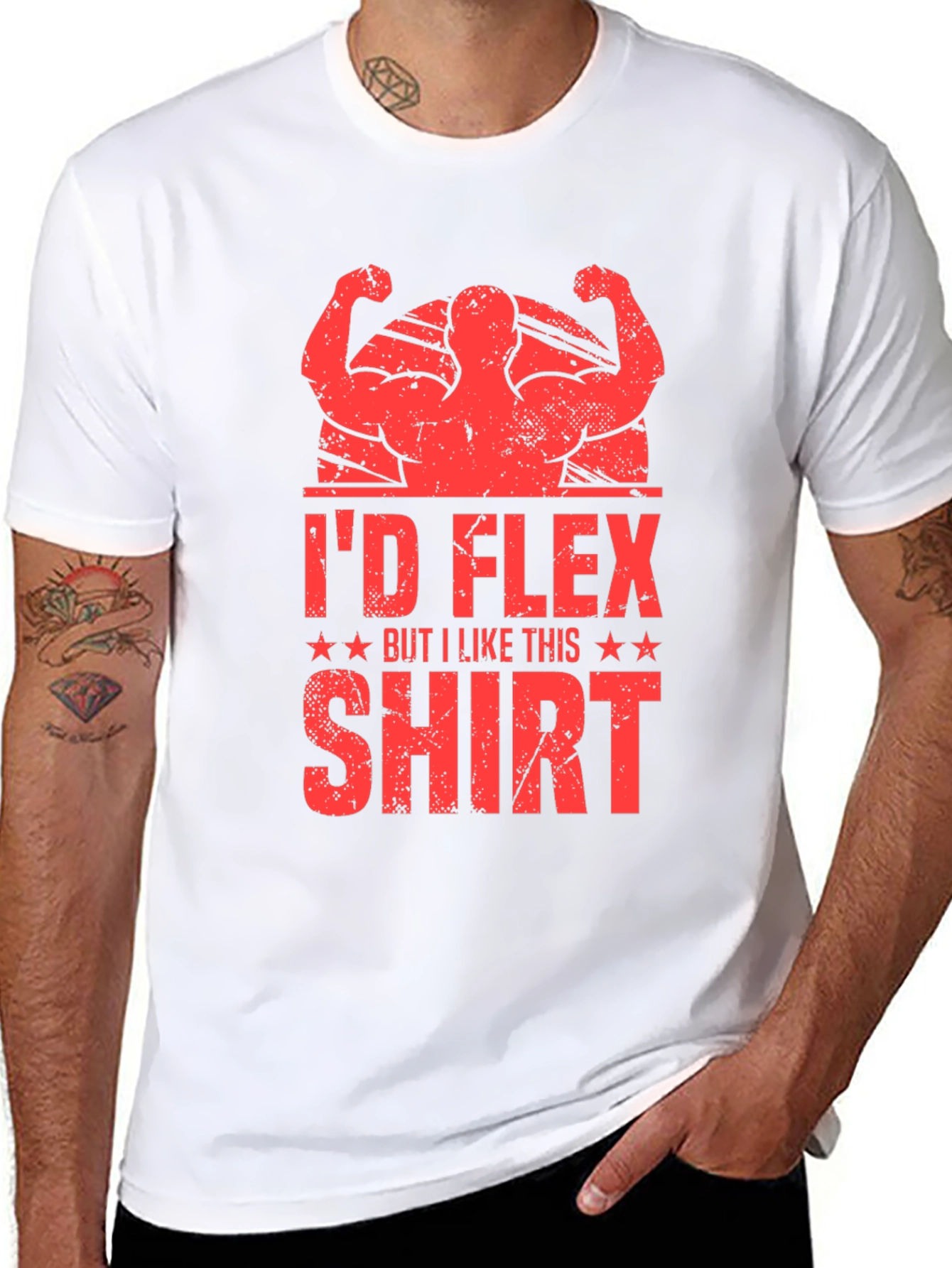 Id Flex Funny Gym Workout T-Shirt
