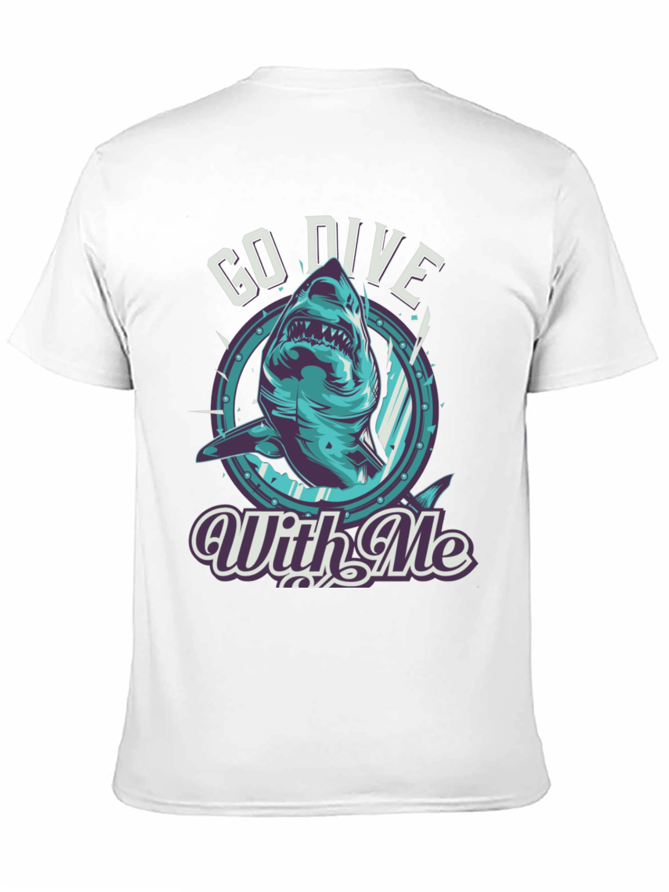 Go Dive With Me Shark T-Shirt