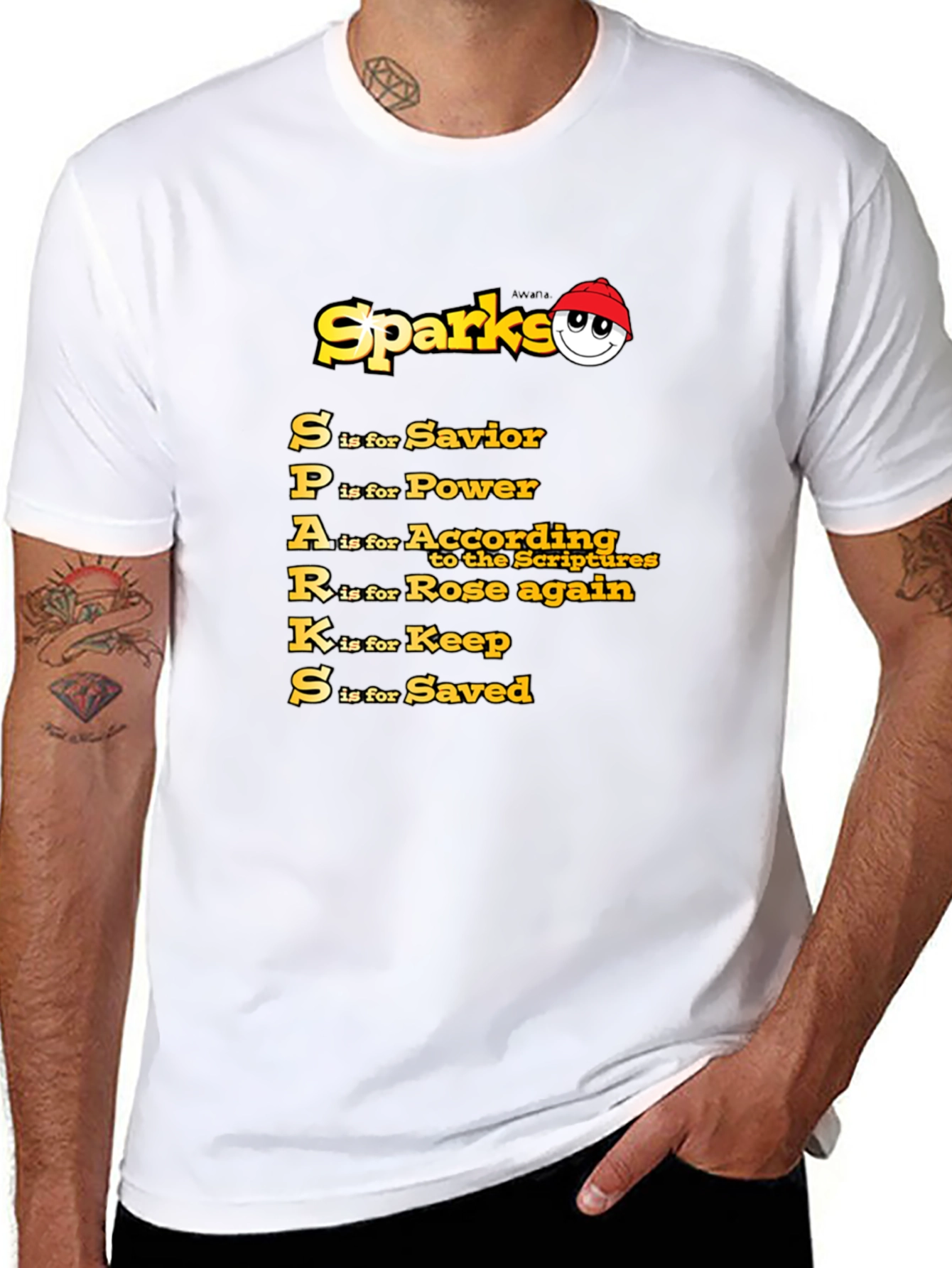 Sparks Christian Acronym T-Shirt