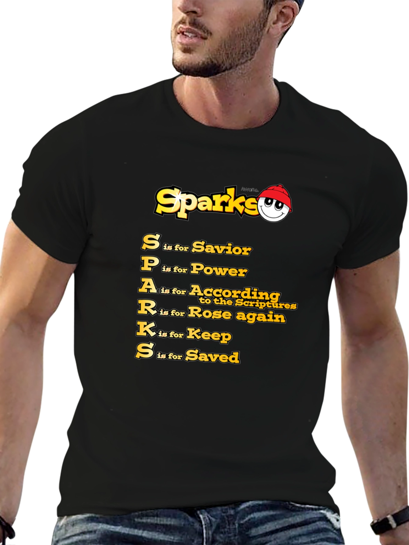Sparks Christian Acronym T-Shirt