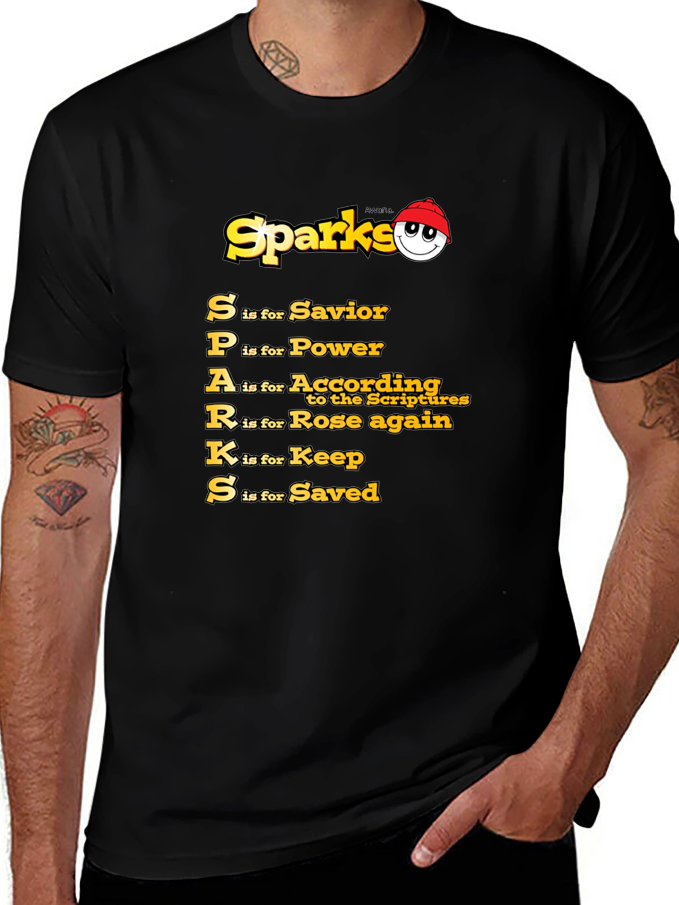 Sparks Christian Acronym T-Shirt