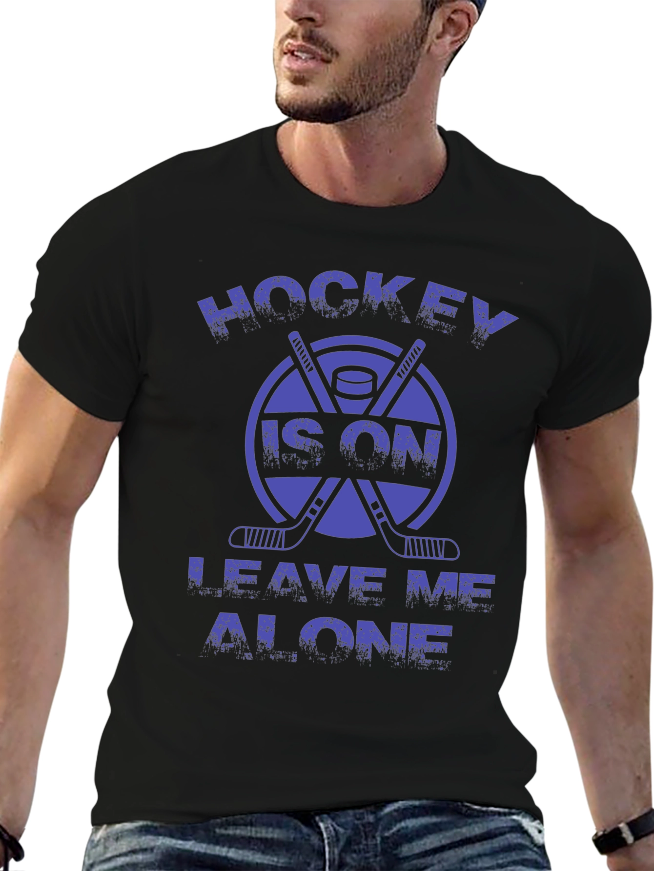 Hockey Is On T-Shirt - Leave Me Alone