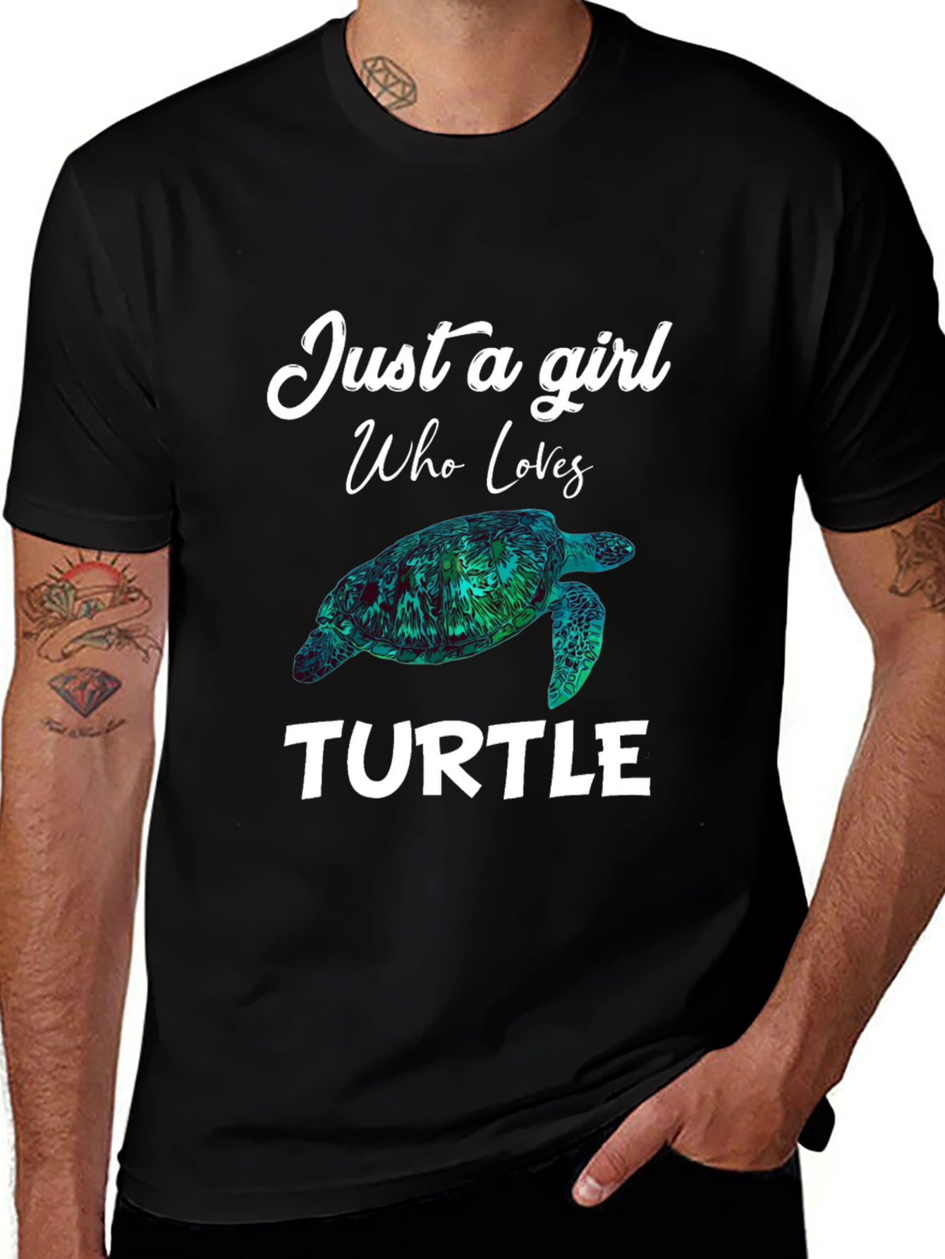 Just a Girl Who Loves Turtles T-Shirt