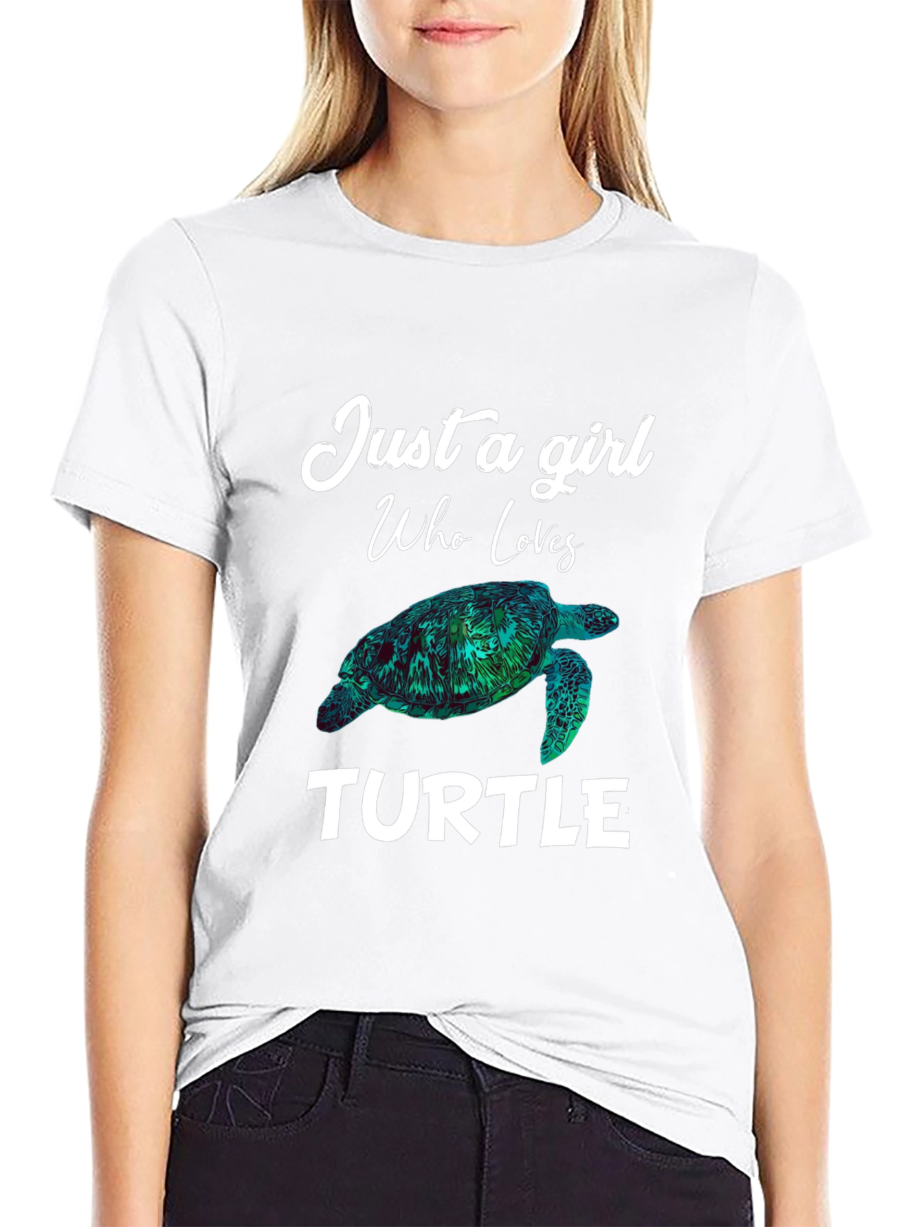 Just a Girl Who Loves Turtles T-Shirt