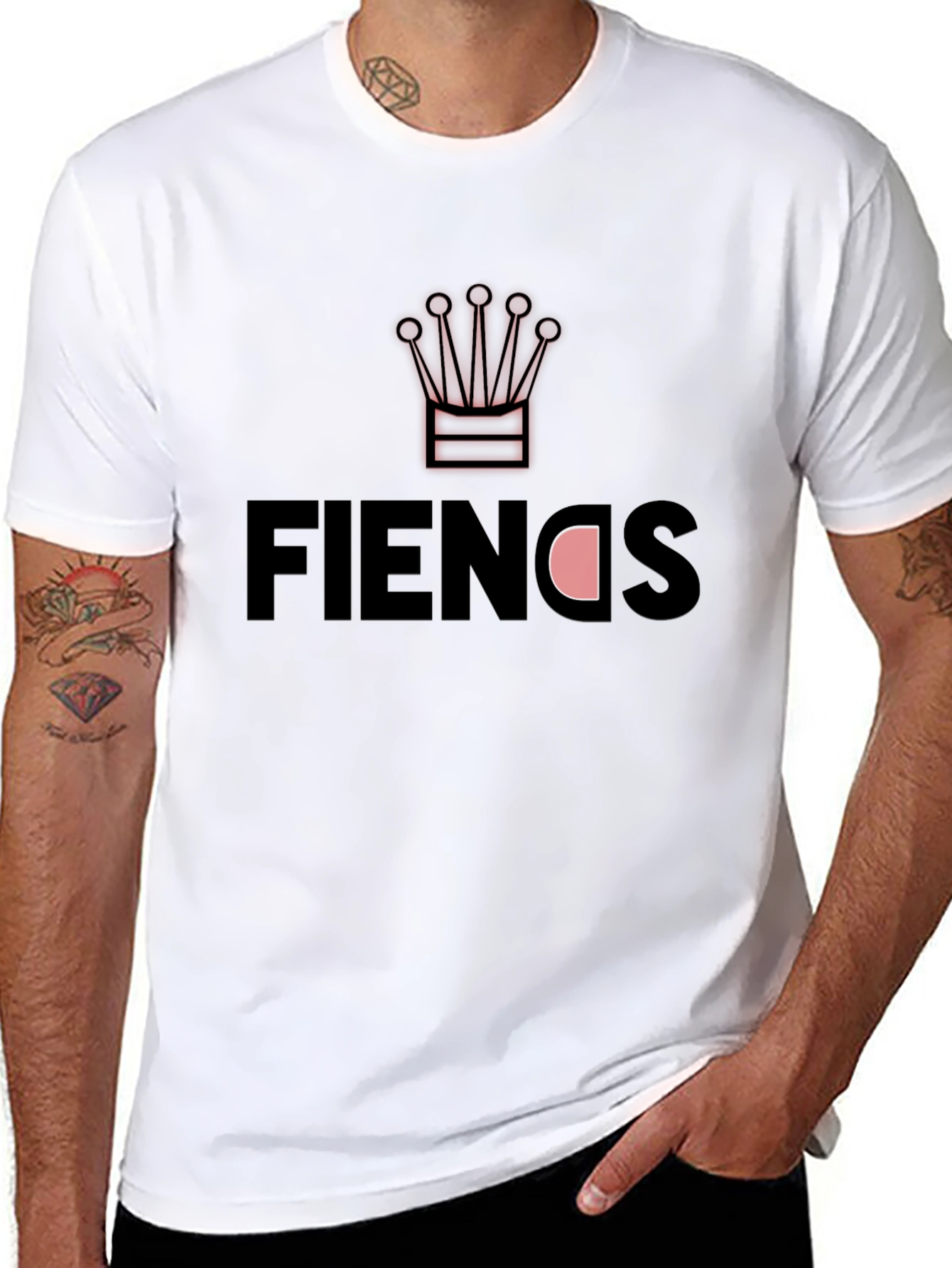 Fiends Graphic T-Shirt Crown Logo