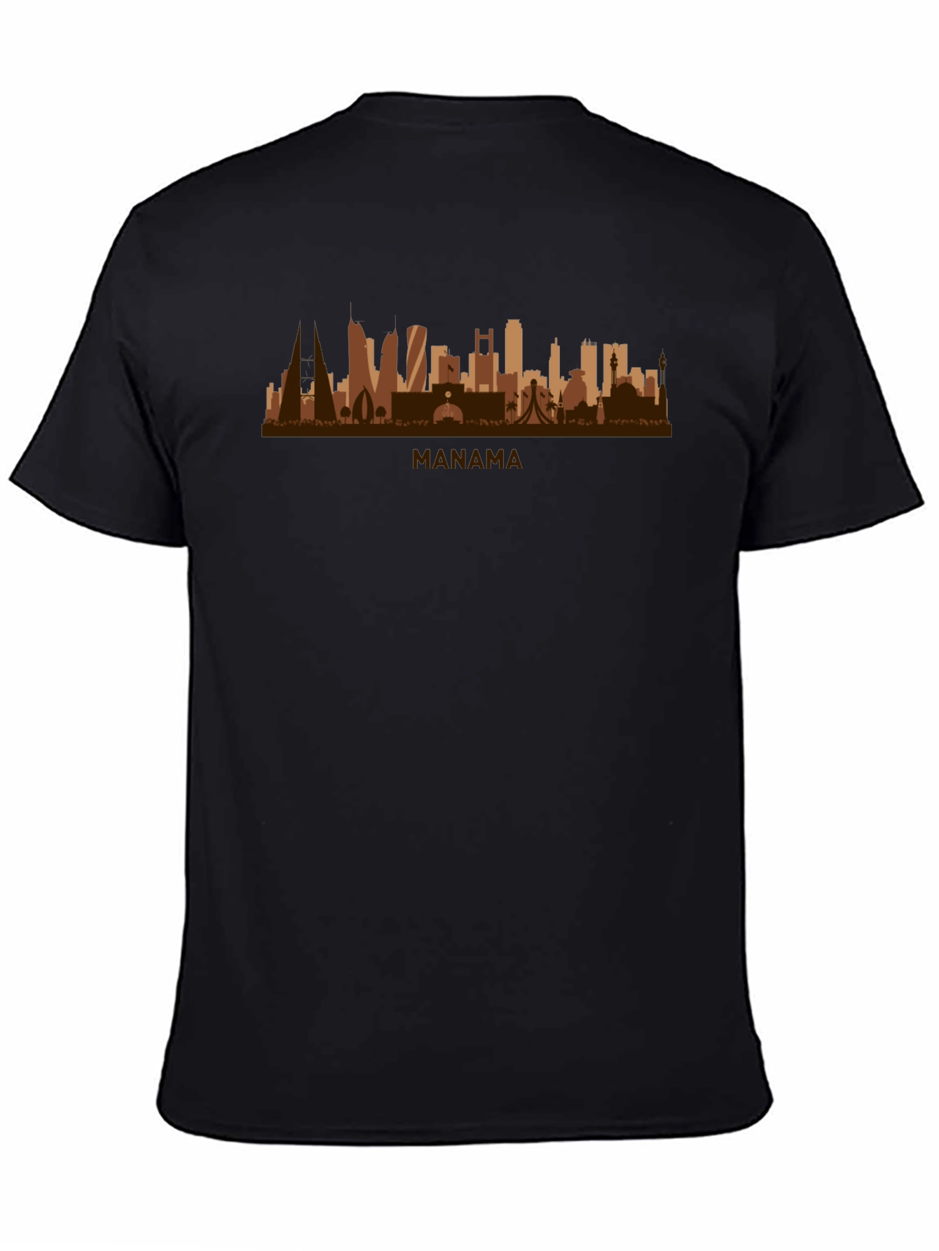 Manama Skyline Graphic Tee - Stylish Cityscape T-Shirt