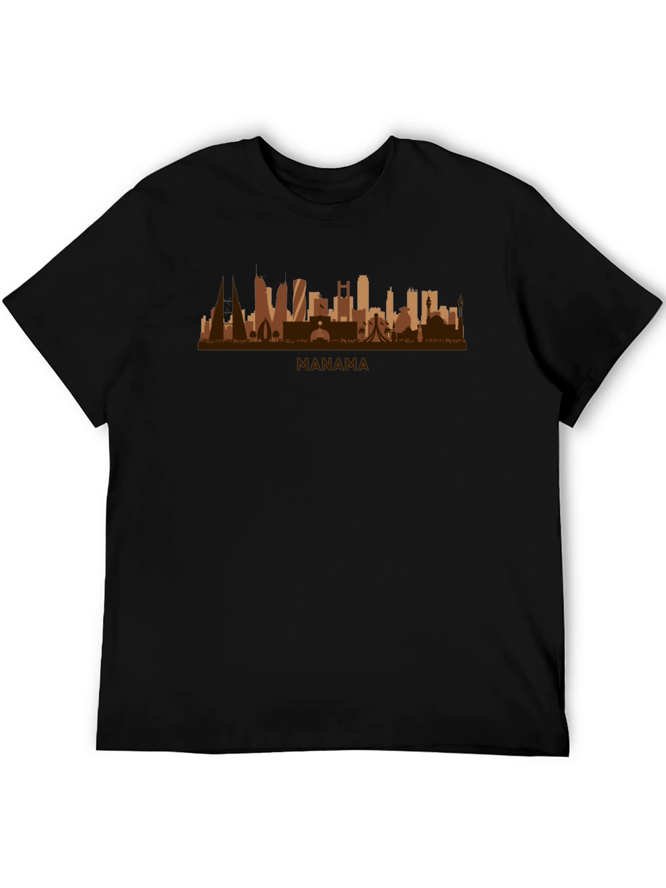 Manama Skyline Graphic Tee - Stylish Cityscape T-Shirt