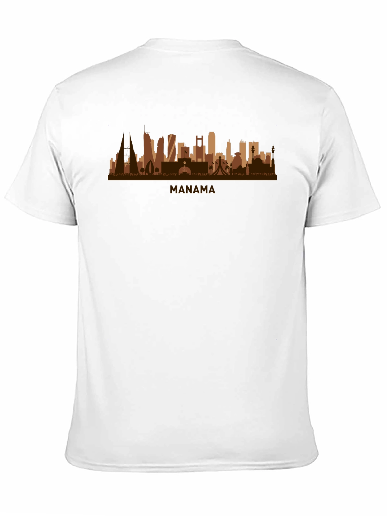 Manama Skyline Graphic Tee - Stylish Cityscape T-Shirt