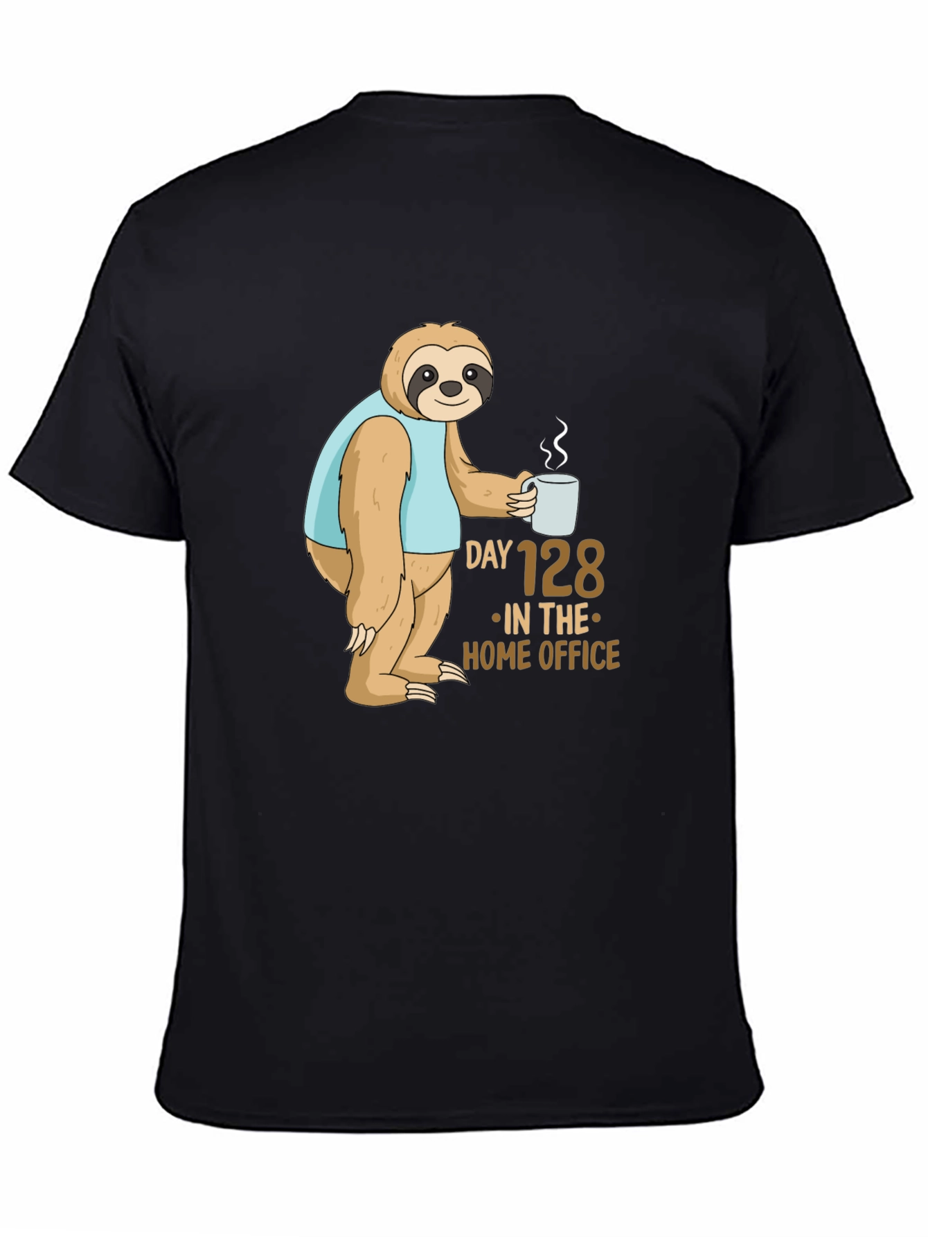 Sloth Day 128 Home Office T-Shirt