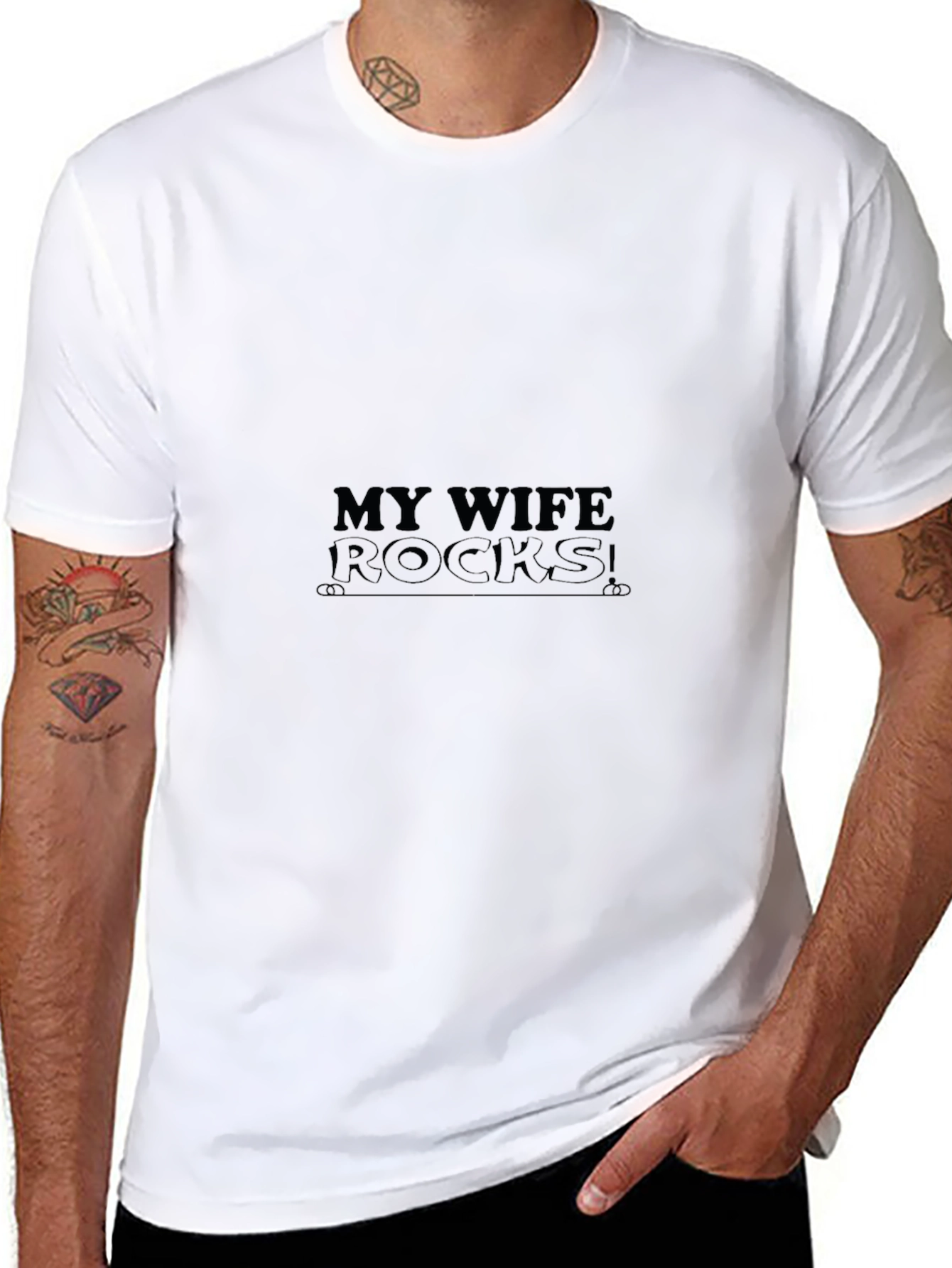 My Wife Rocks! Graphic T-Shirt