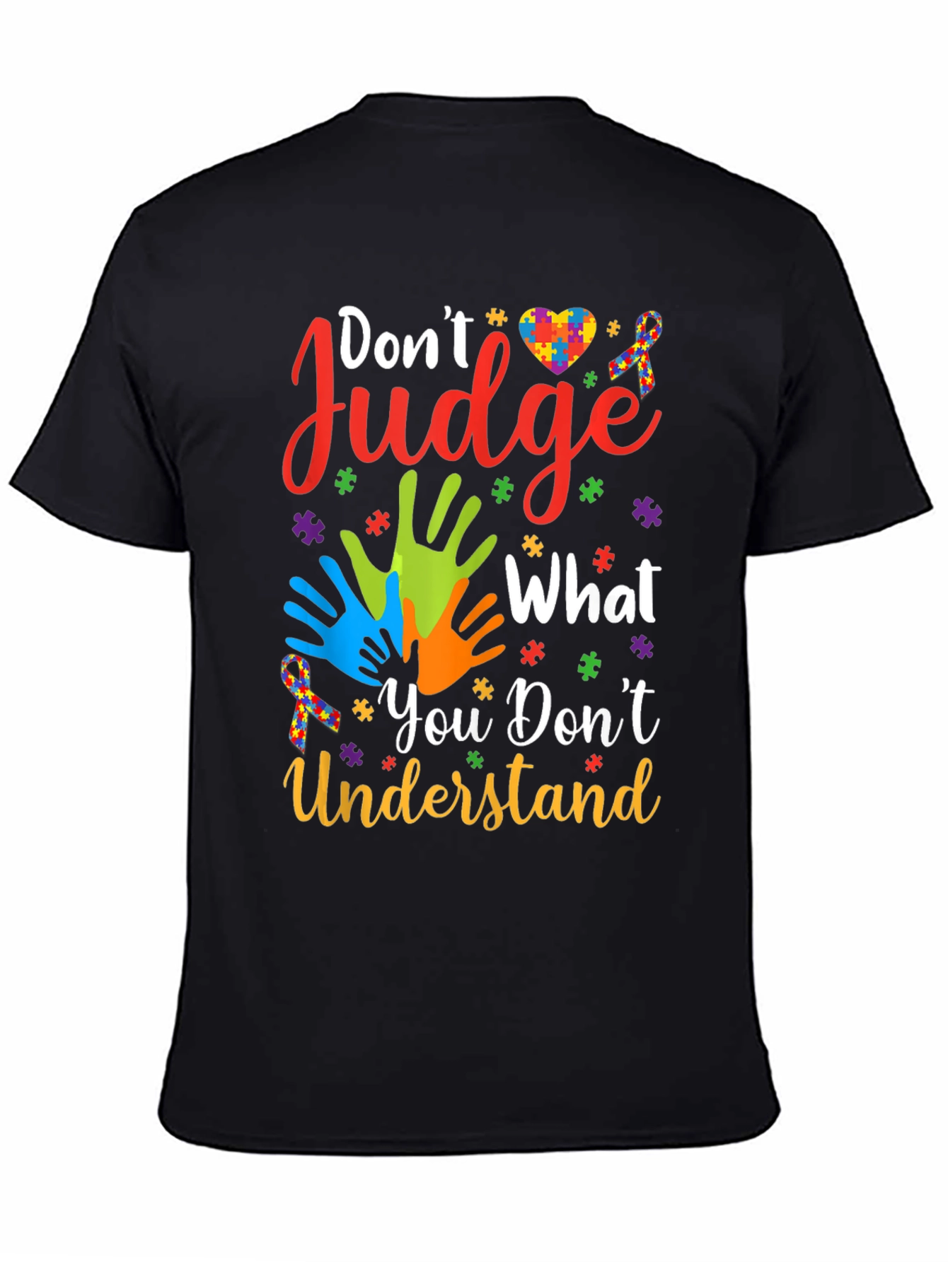 Autism Awareness Graphic Tee - Dont Judge