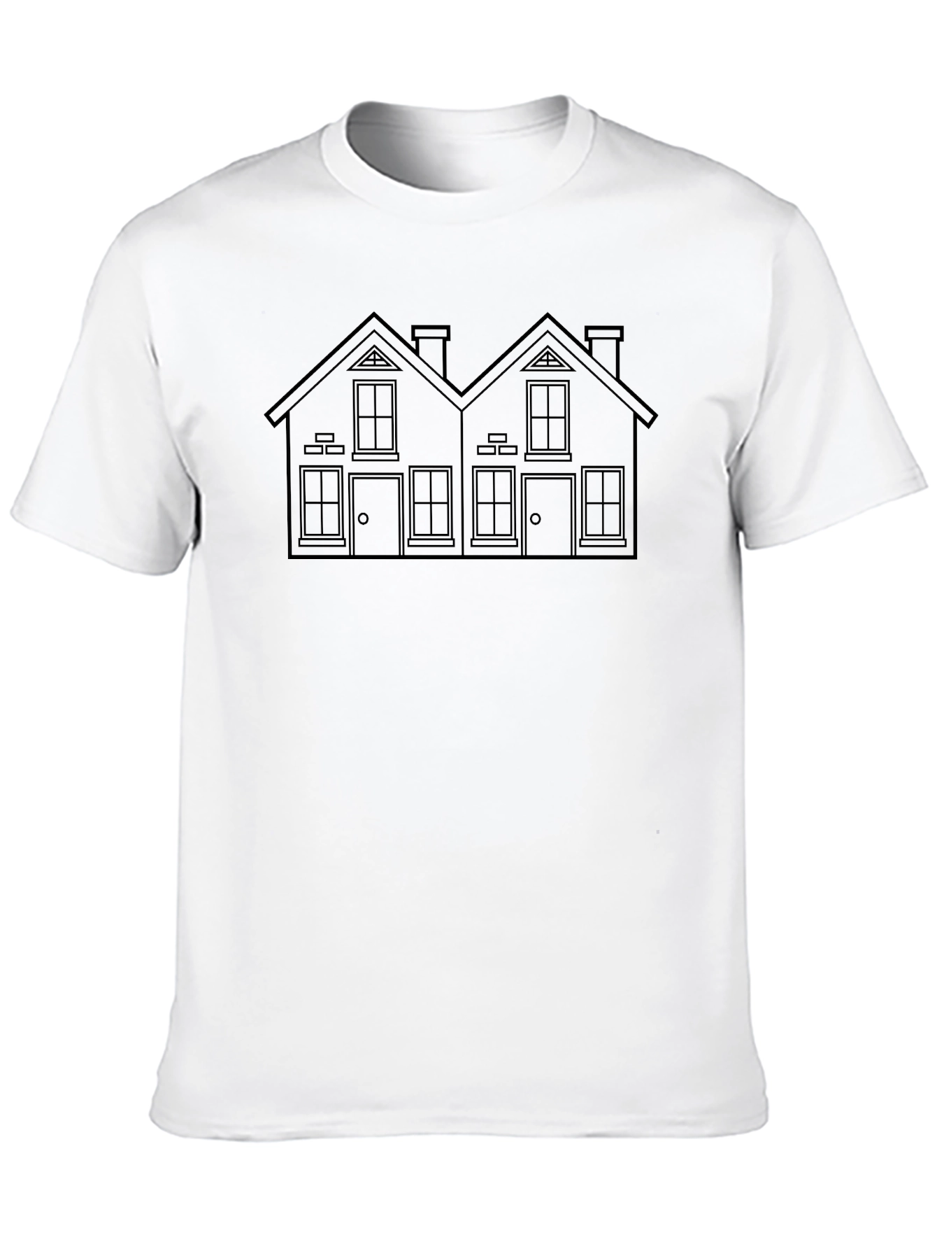 Twin House T-Shirt - Urban Style Tee
