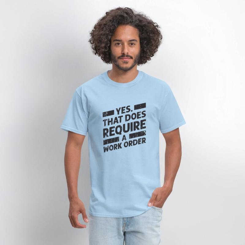 Yes that does require a work order - IT