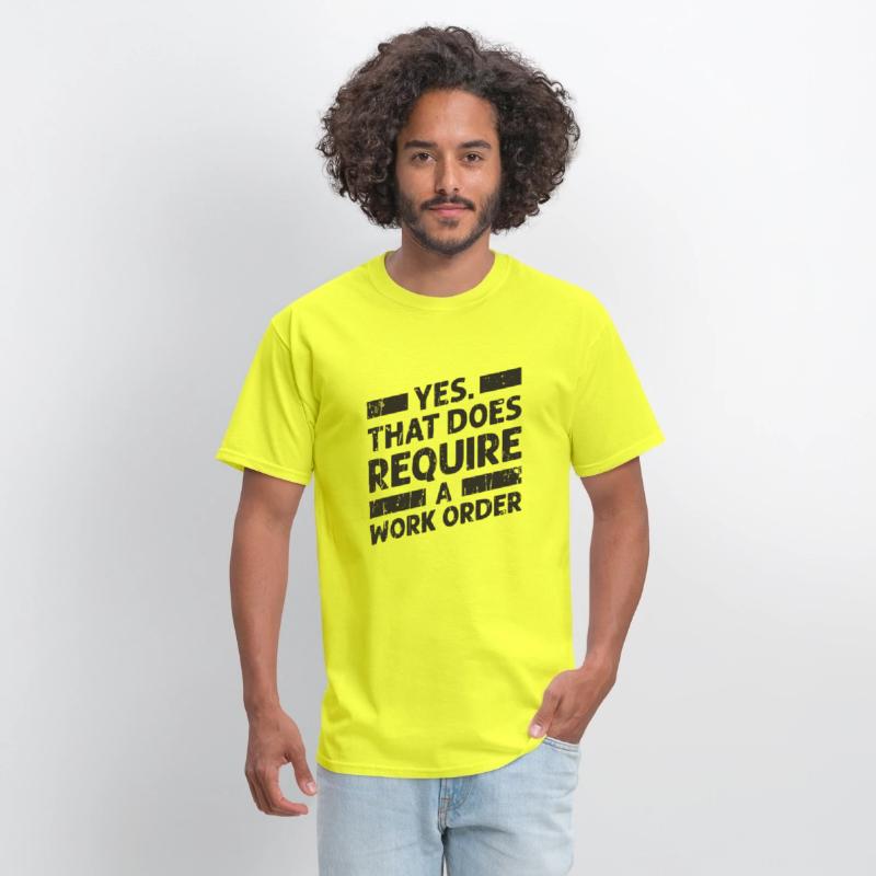 Yes that does require a work order - IT