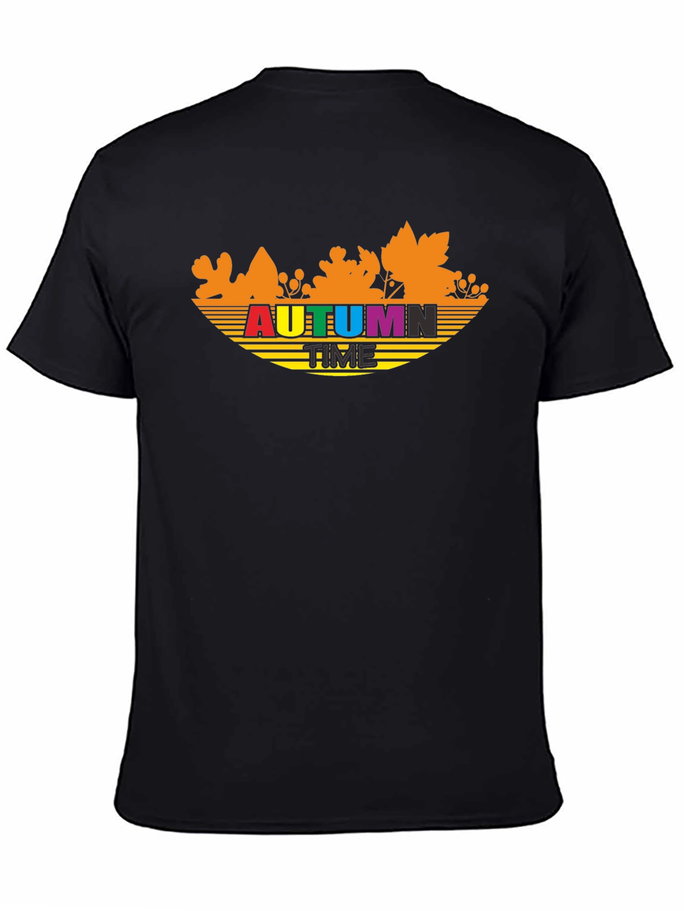 Autumn Time Graphic Tee - Stylish Fall Season Shirt