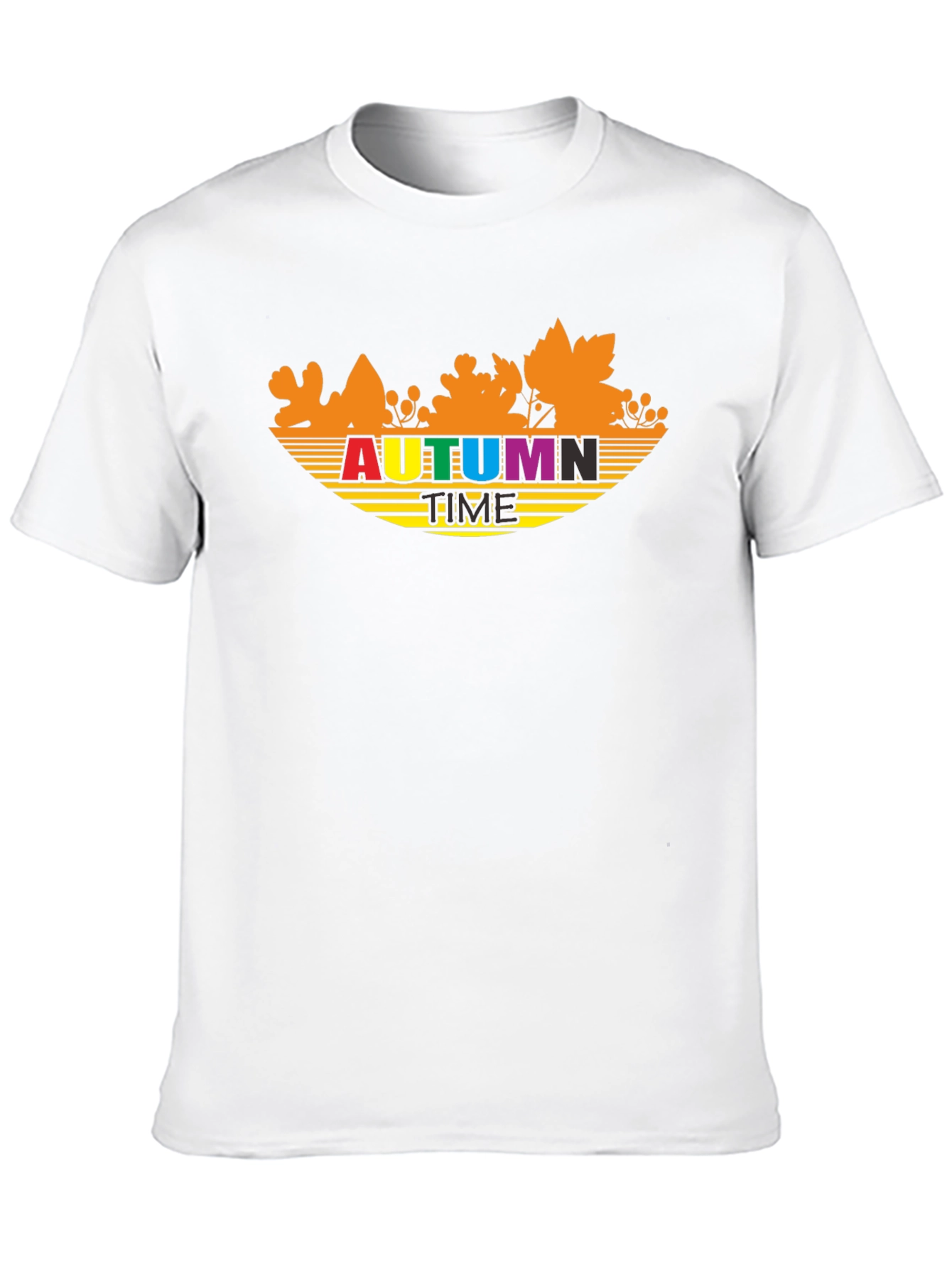 Autumn Time Graphic Tee - Stylish Fall Season Shirt