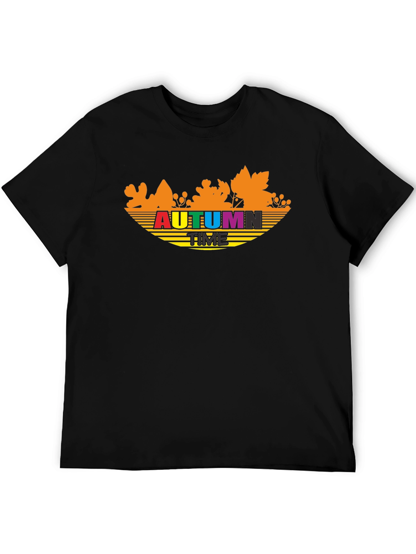 Autumn Time Graphic Tee - Stylish Fall Season Shirt