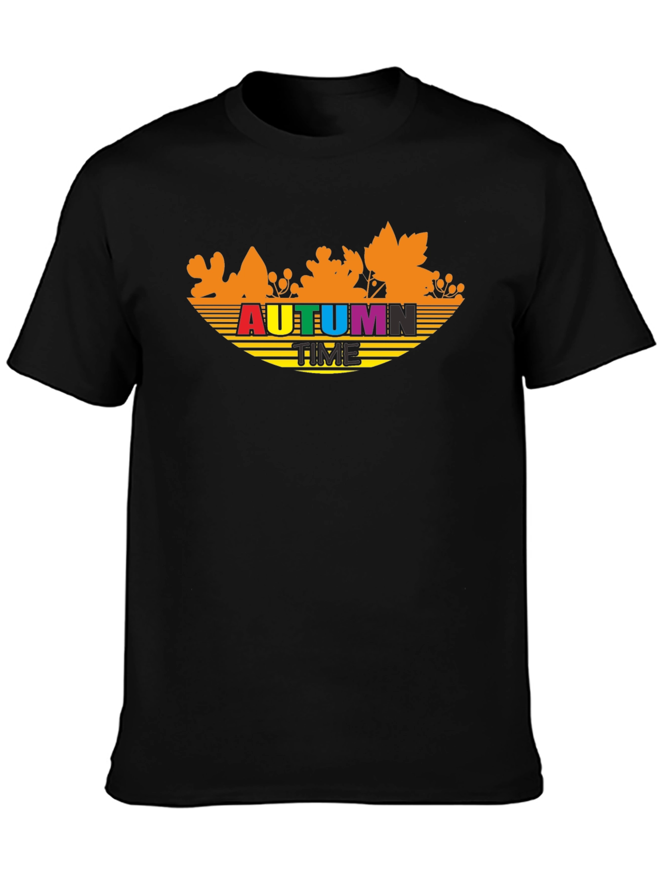 Autumn Time Graphic Tee - Stylish Fall Season Shirt