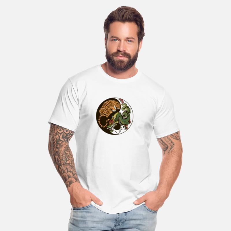 Yin yang tiger & dragon