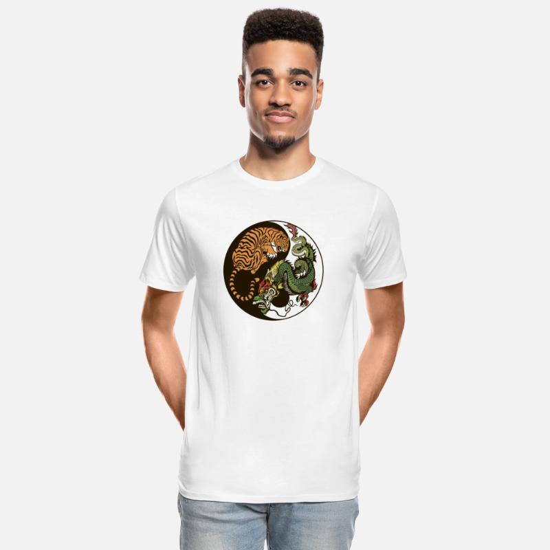 Yin yang tiger & dragon