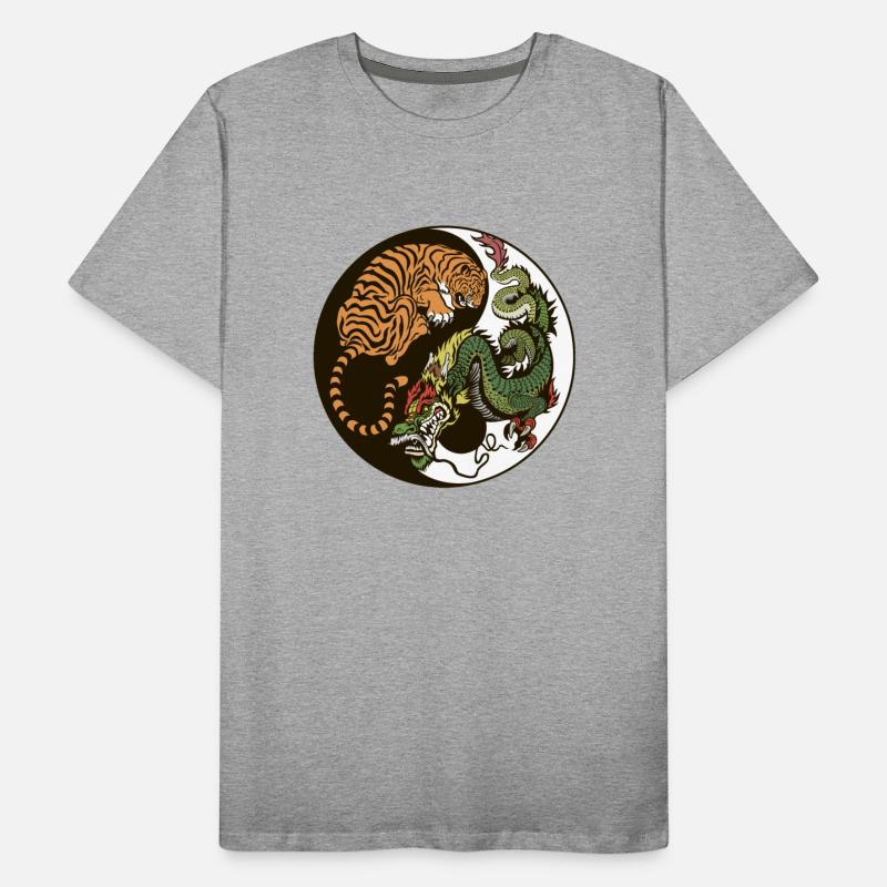 Yin yang tiger & dragon