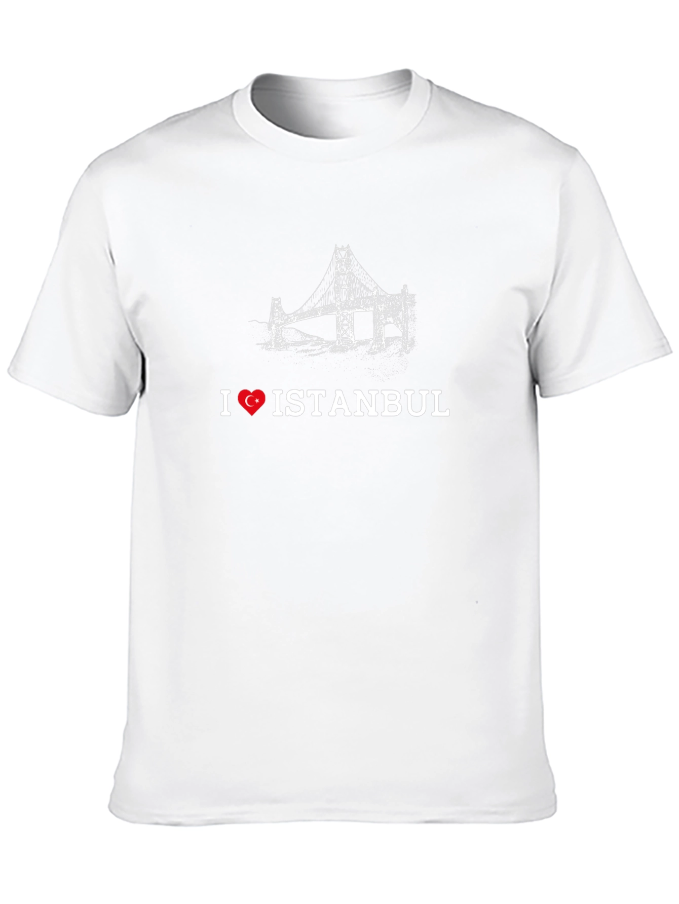 I Love Istanbul Black Graphic T-Shirt