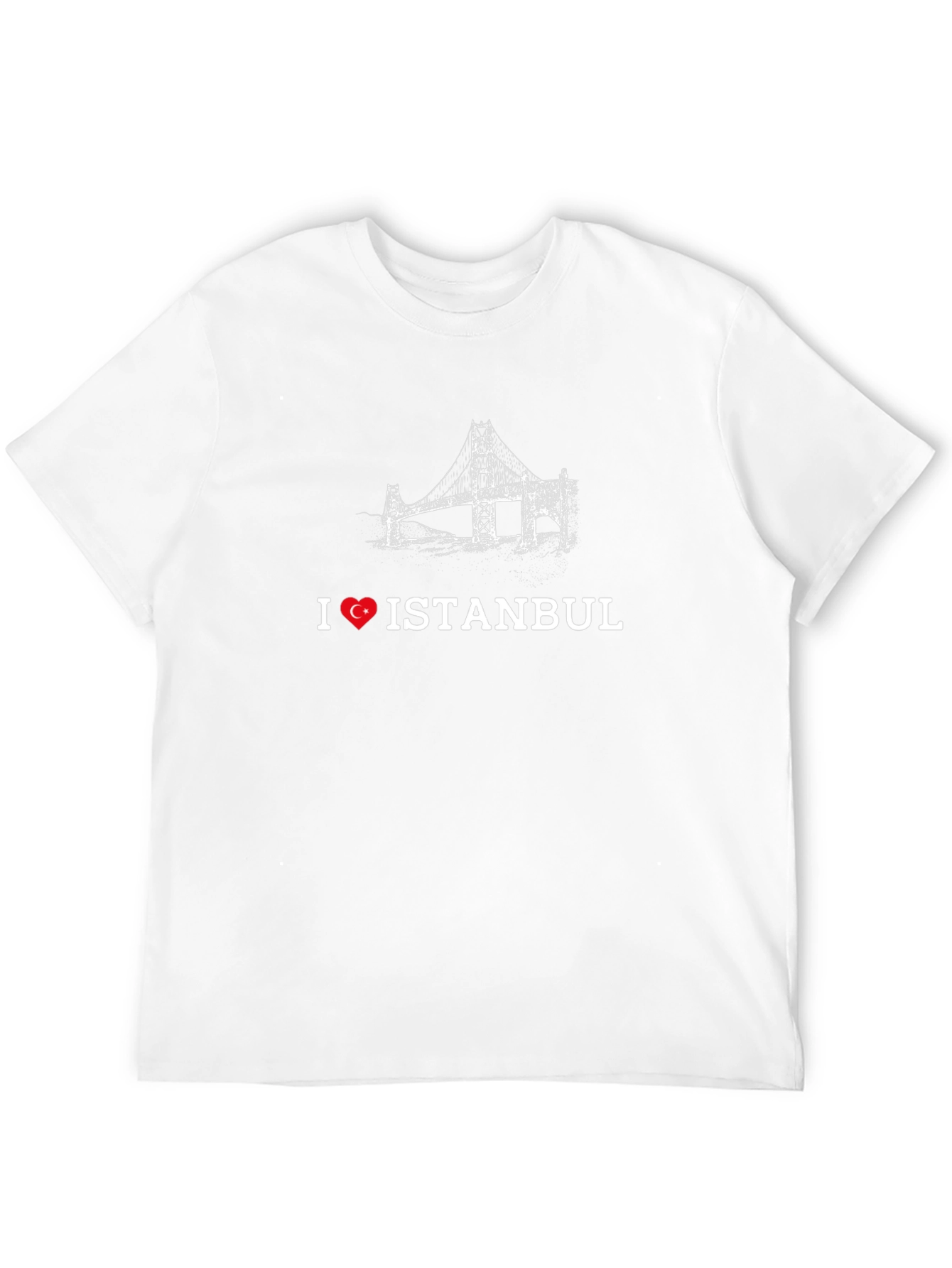 I Love Istanbul Black Graphic T-Shirt