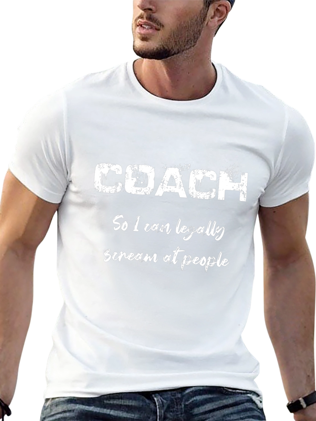 Funny Coach T-Shirt: Scream At People Tee