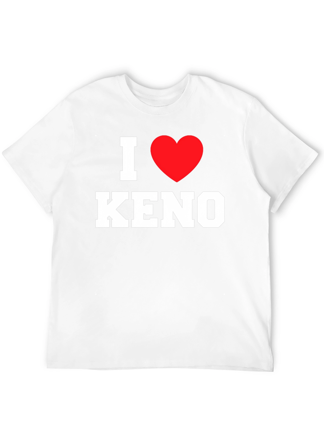 I Love Keno T-Shirt - Black Graphic Tee