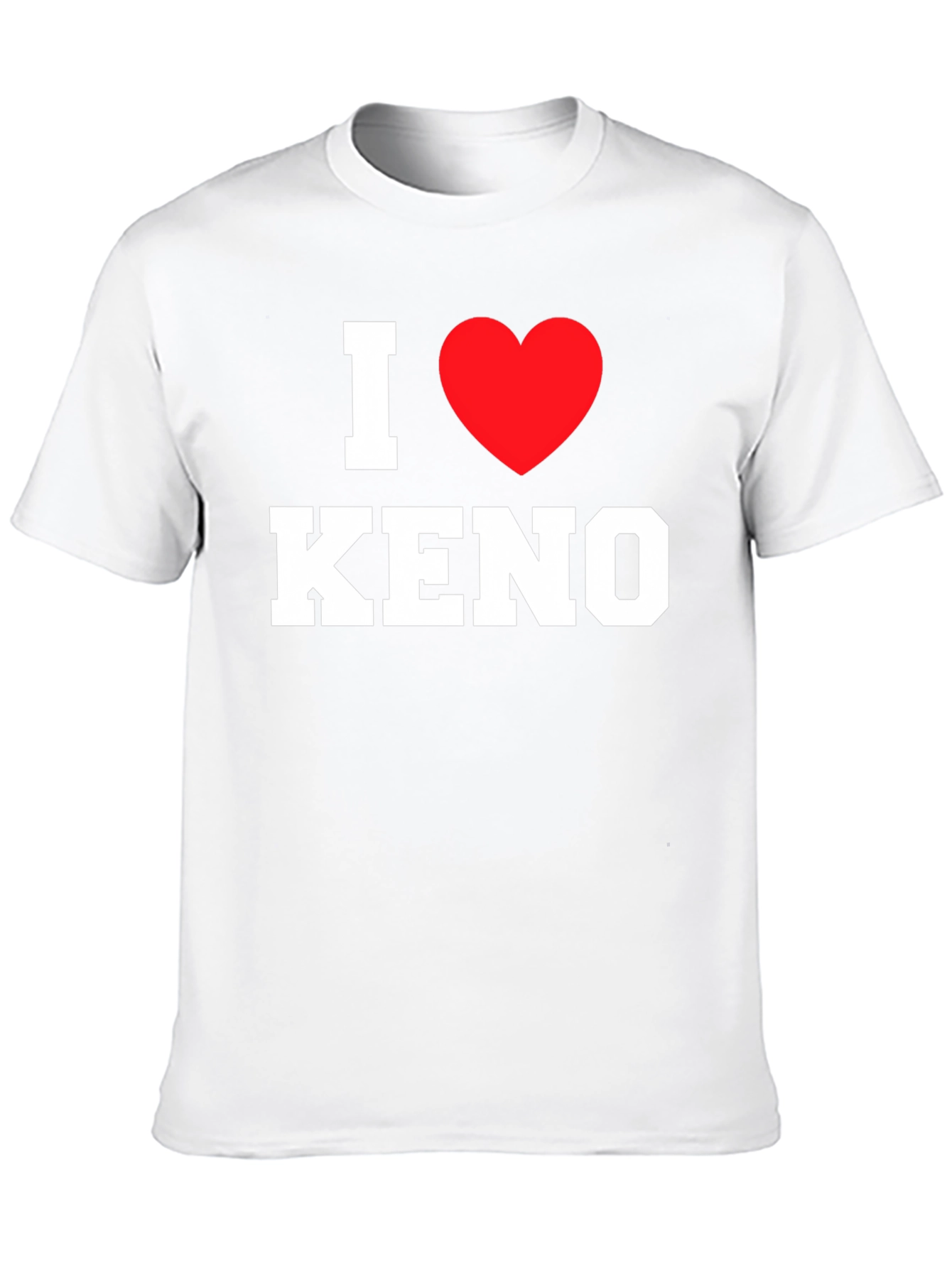 I Love Keno T-Shirt - Black Graphic Tee