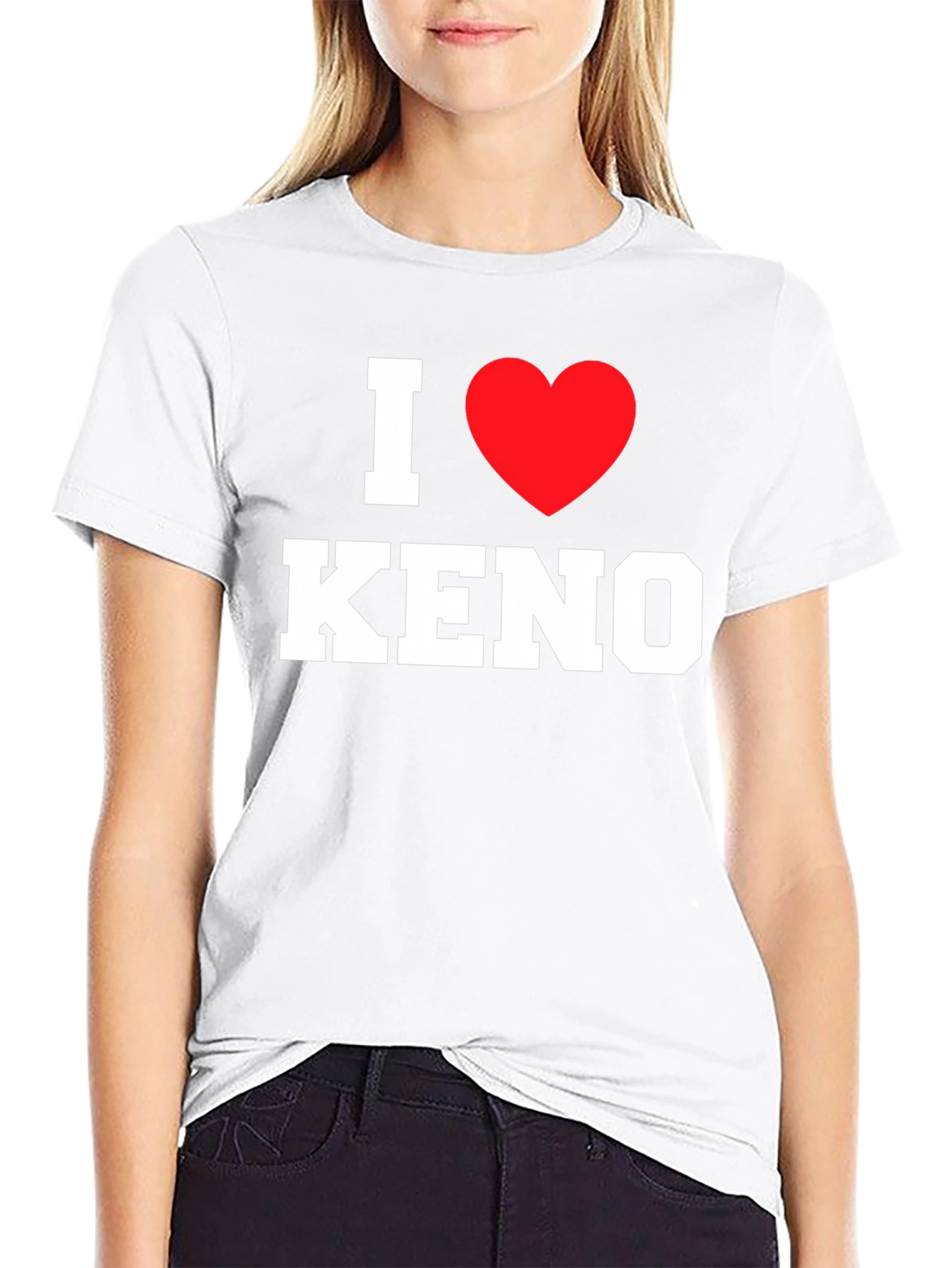 I Love Keno T-Shirt - Black Graphic Tee