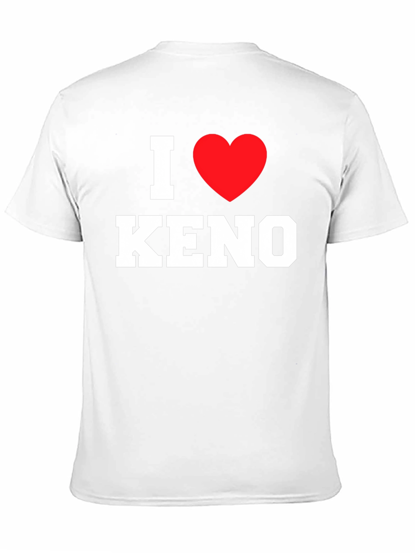 I Love Keno T-Shirt - Black Graphic Tee