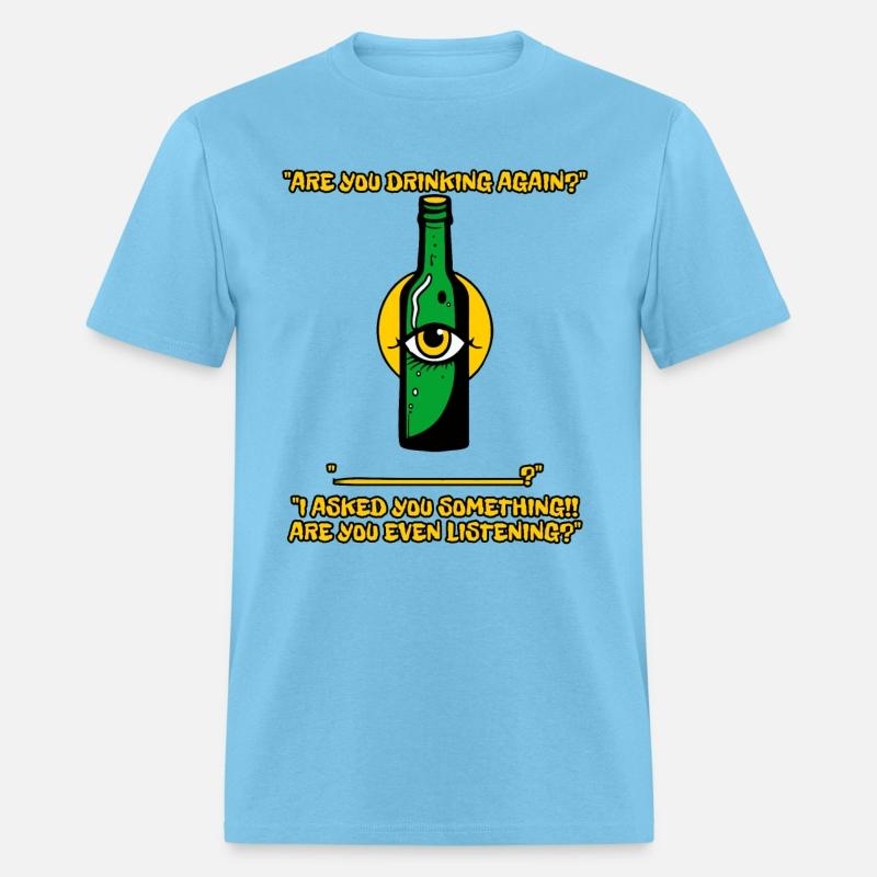 your partner or wife with you - drinking beer