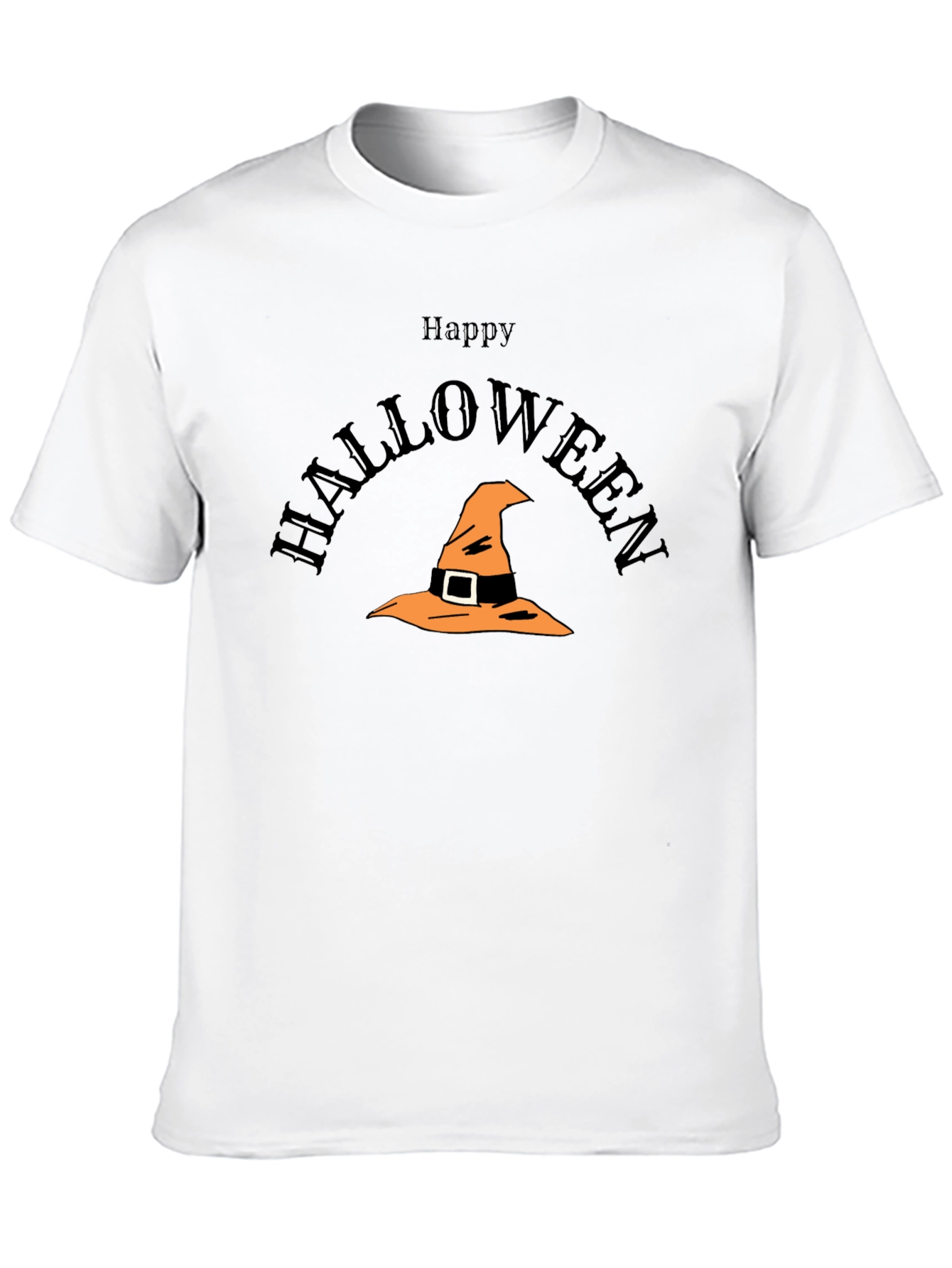 Happy Halloween T-Shirt with Witch Hat