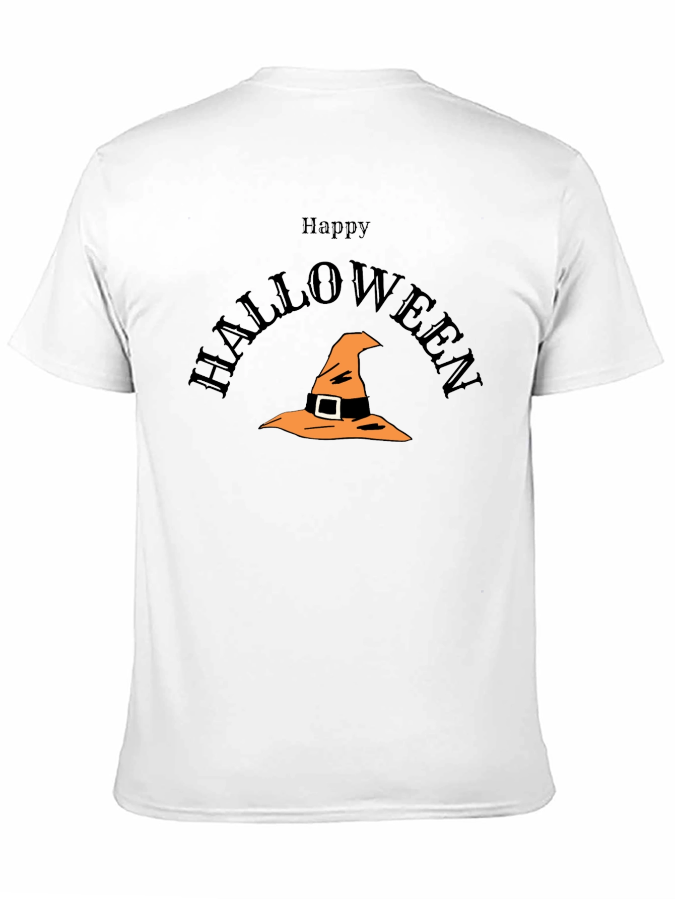 Happy Halloween T-Shirt with Witch Hat