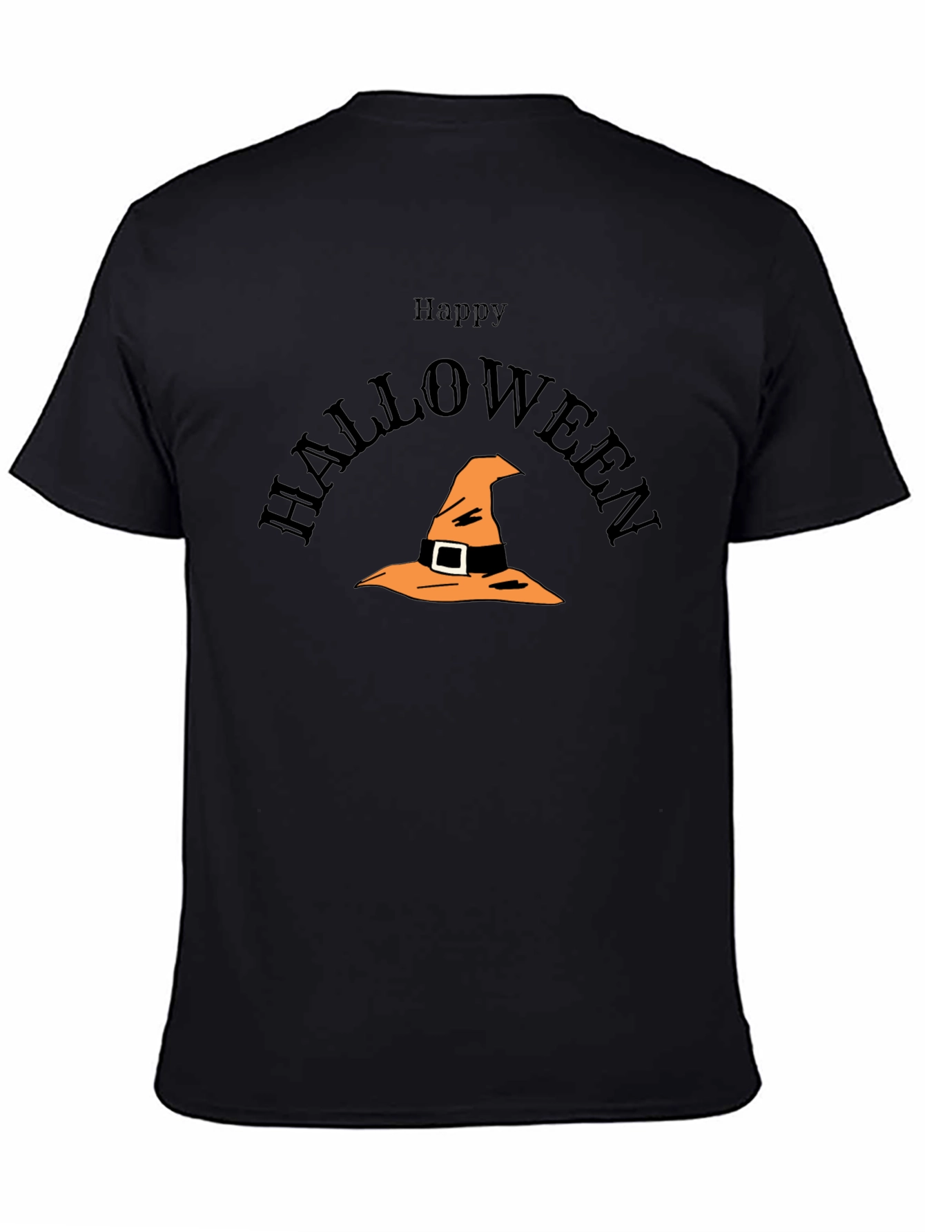 Happy Halloween T-Shirt with Witch Hat