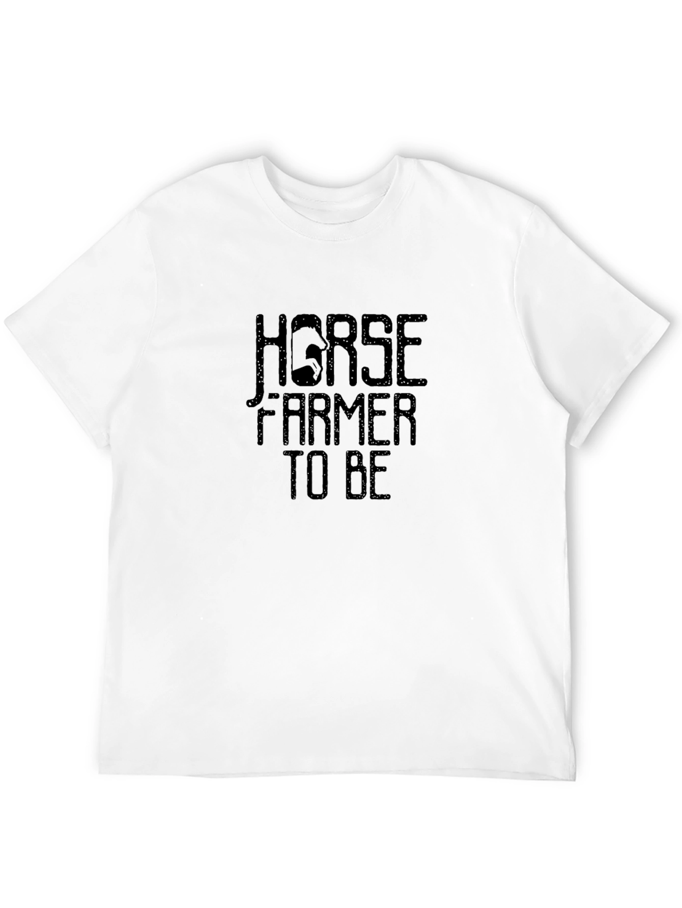 Horse Farmer To Be - Black T-Shirt