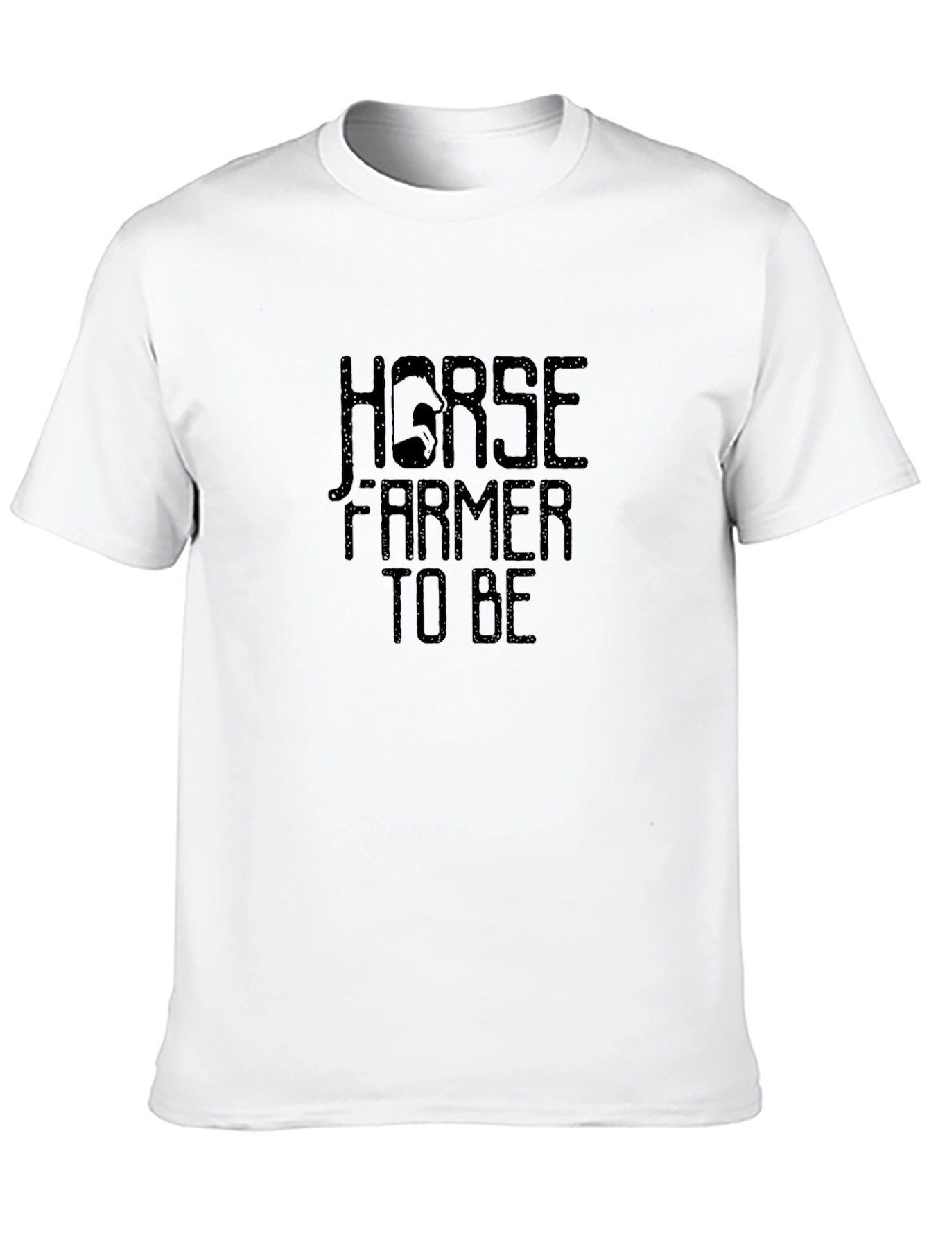 Horse Farmer To Be - Black T-Shirt