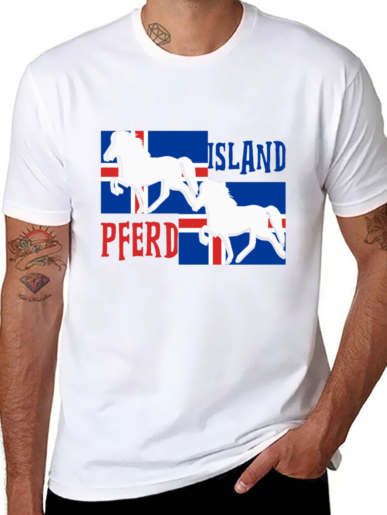Icelandic Horse T-Shirt - Island Pferd Graphic Tee