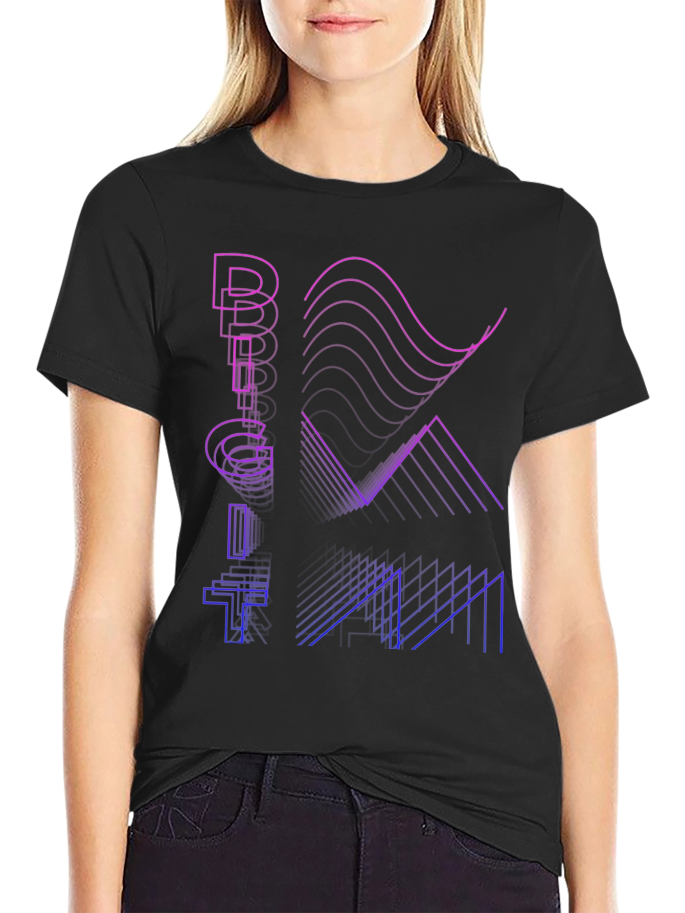 Retro Graphic T-Shirt - Big Data Design