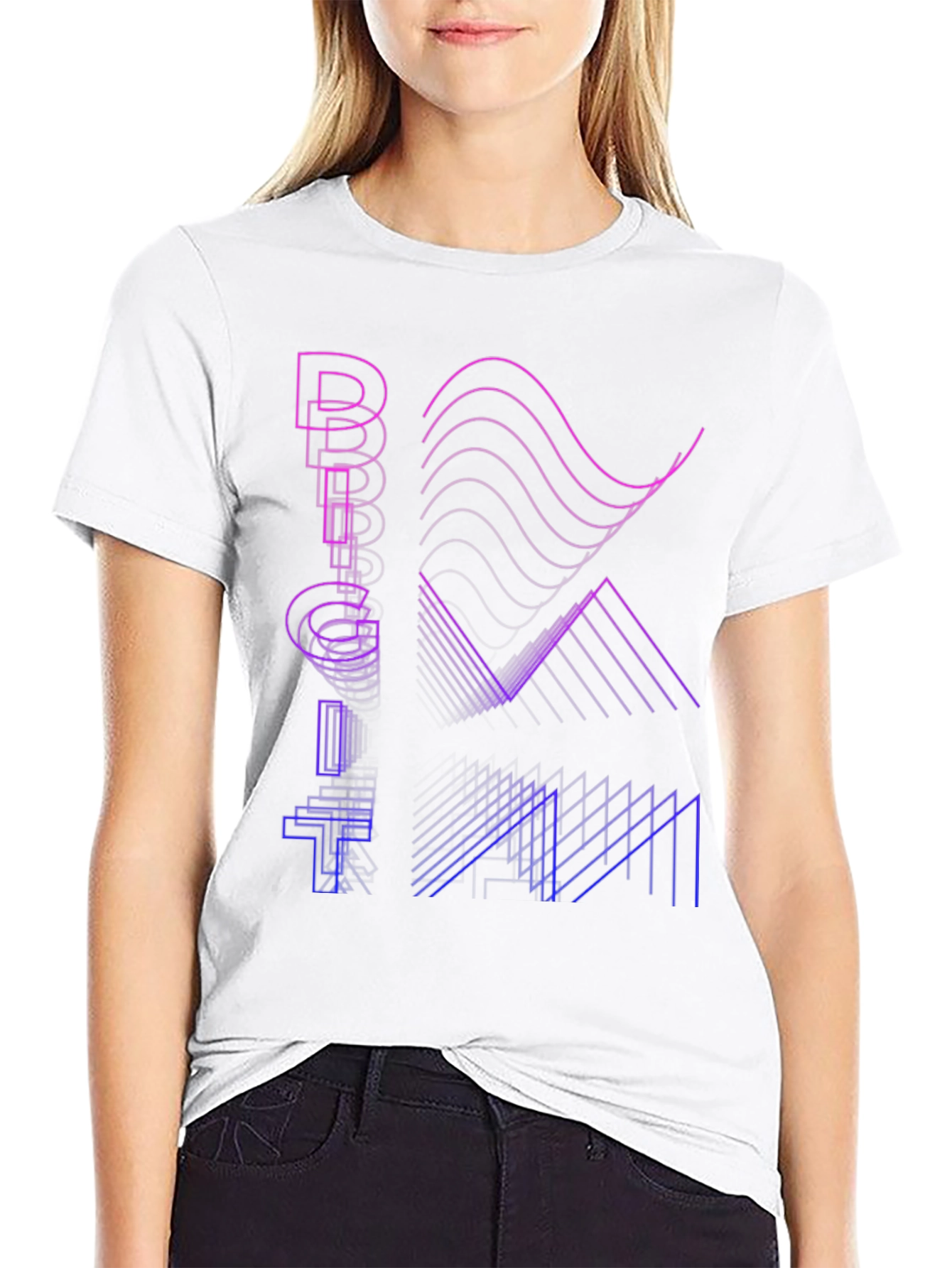 Retro Graphic T-Shirt - Big Data Design