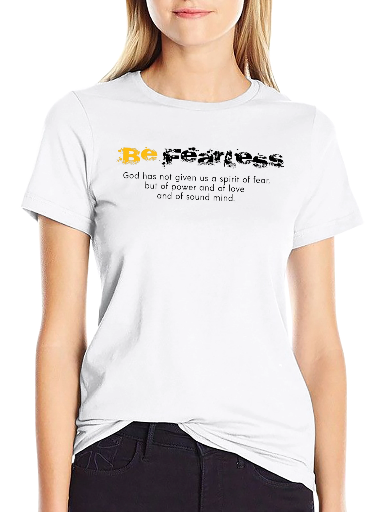 Be Fearless Graphic Tee - Motivational T-Shirt