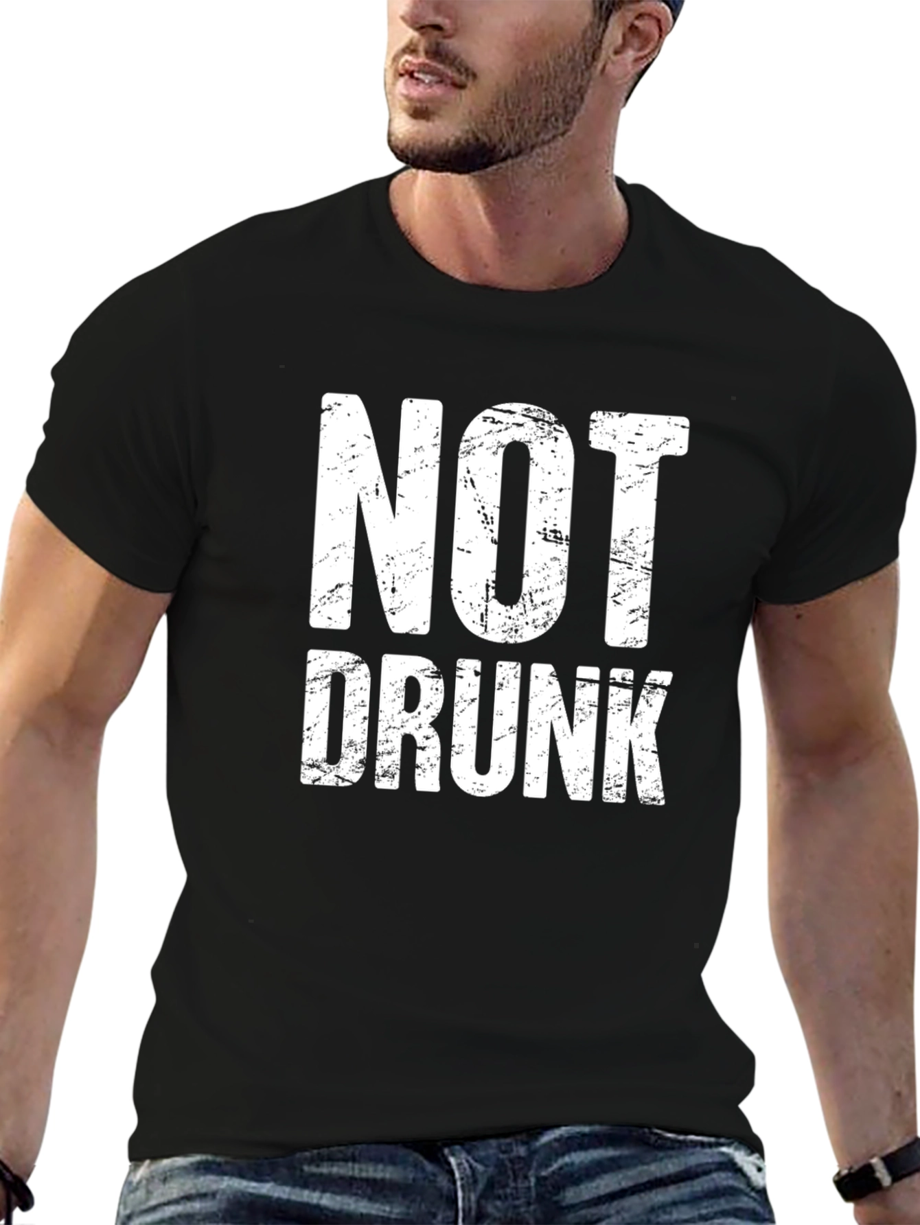 Not Drunk Graphic Tee - Black