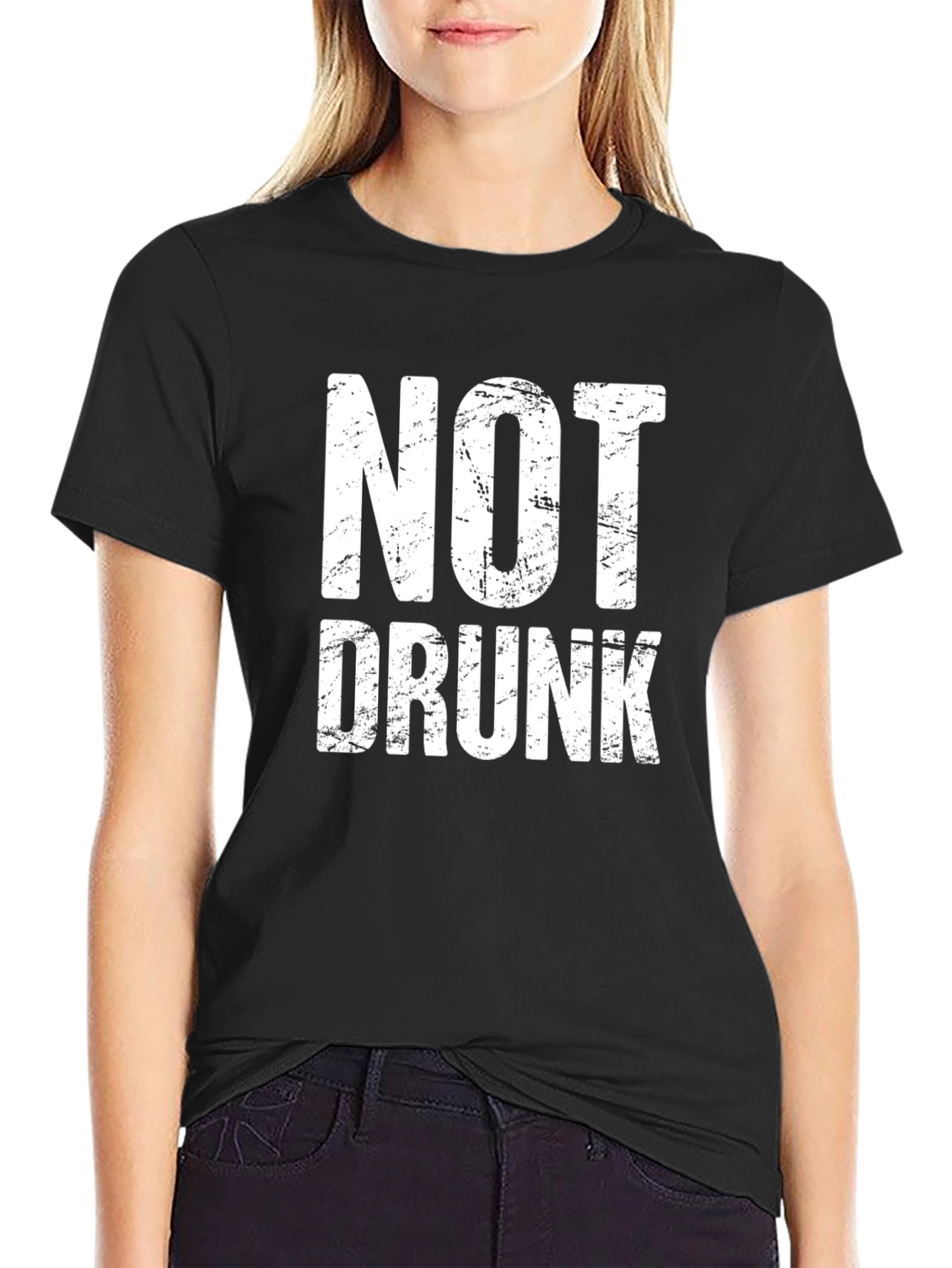 Not Drunk Graphic Tee - Black