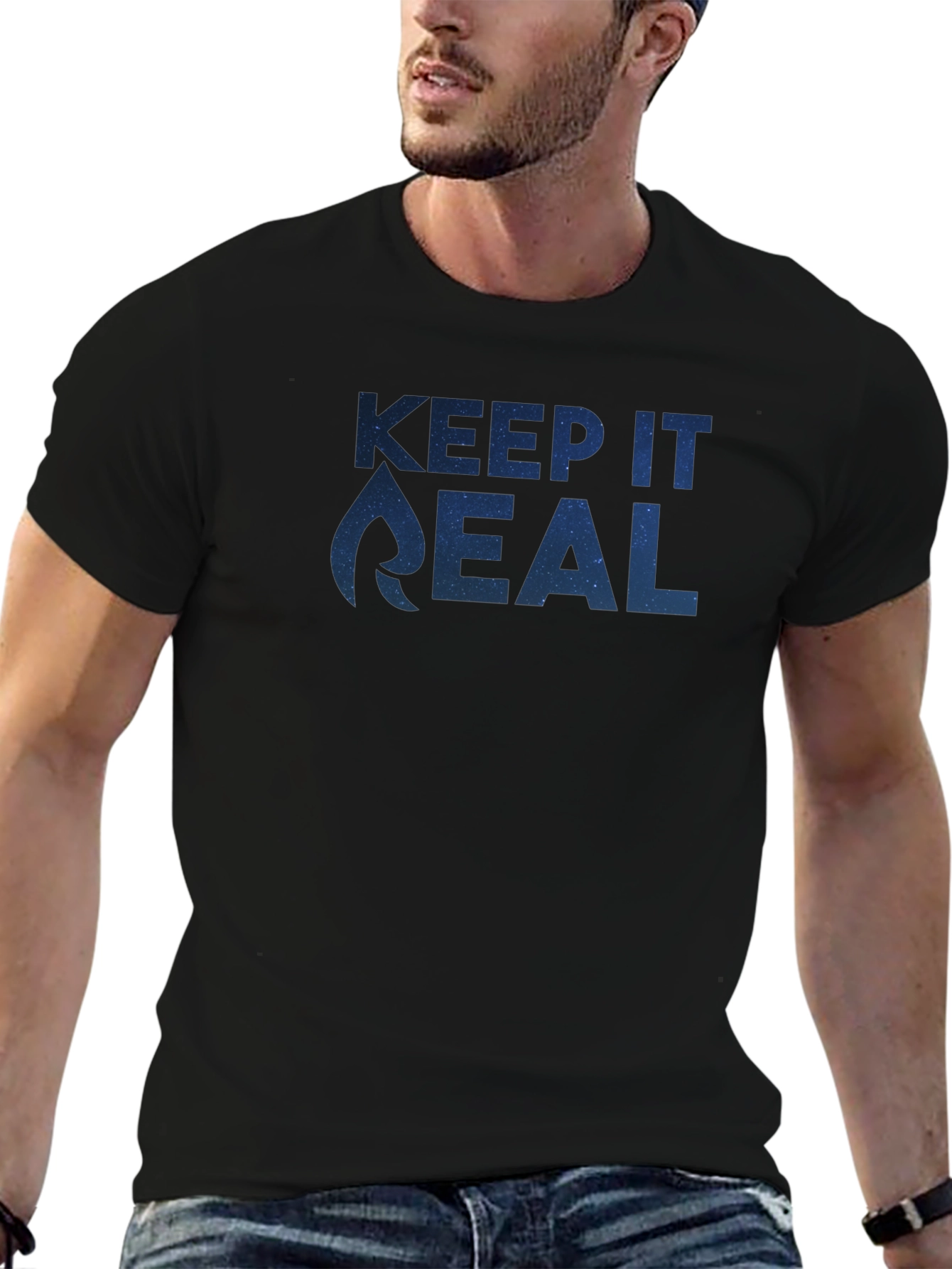 Keep It Real Graphic Tee - Trendy T-Shirt