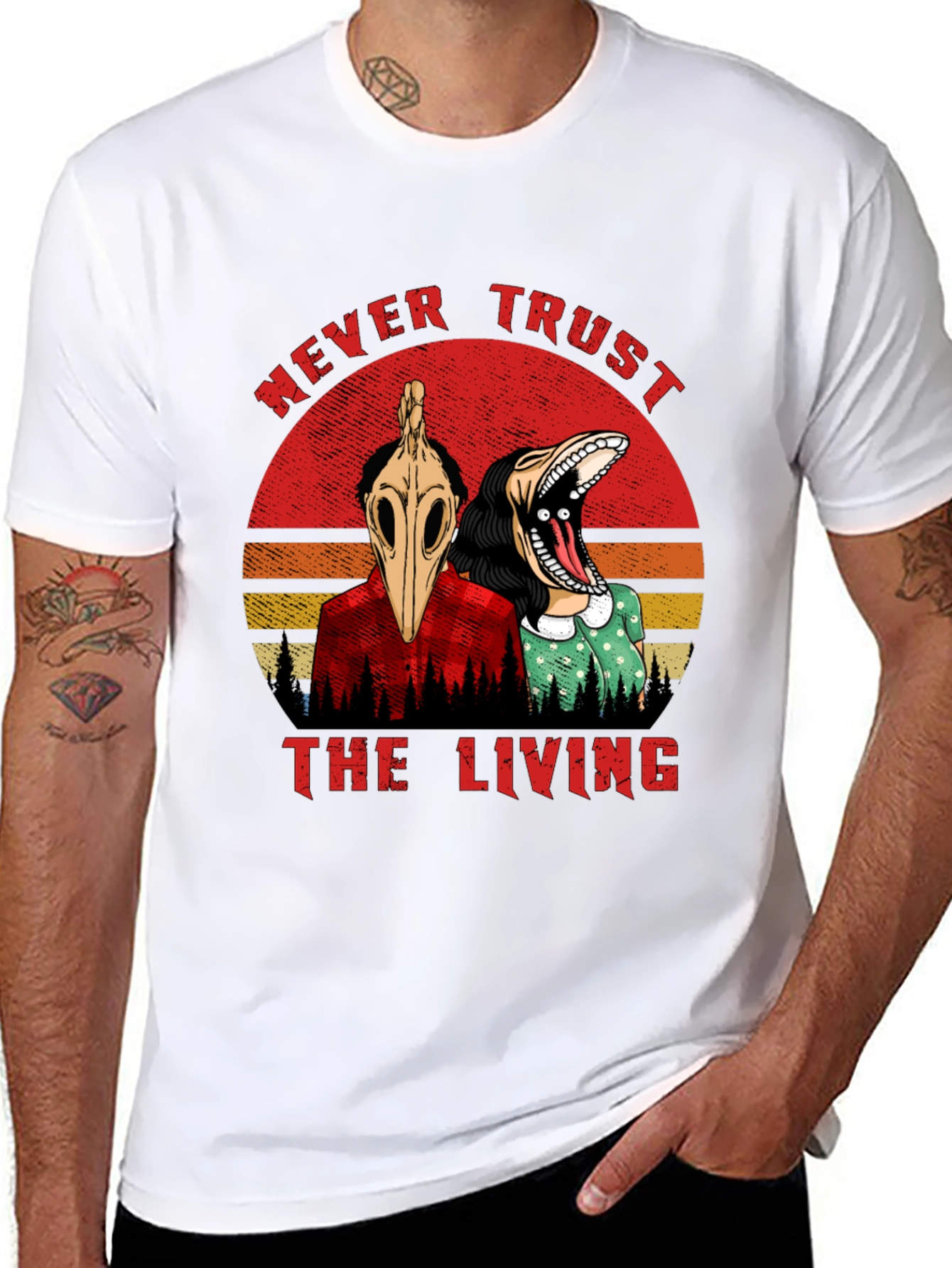 Never Trust the Living Graphic Tee