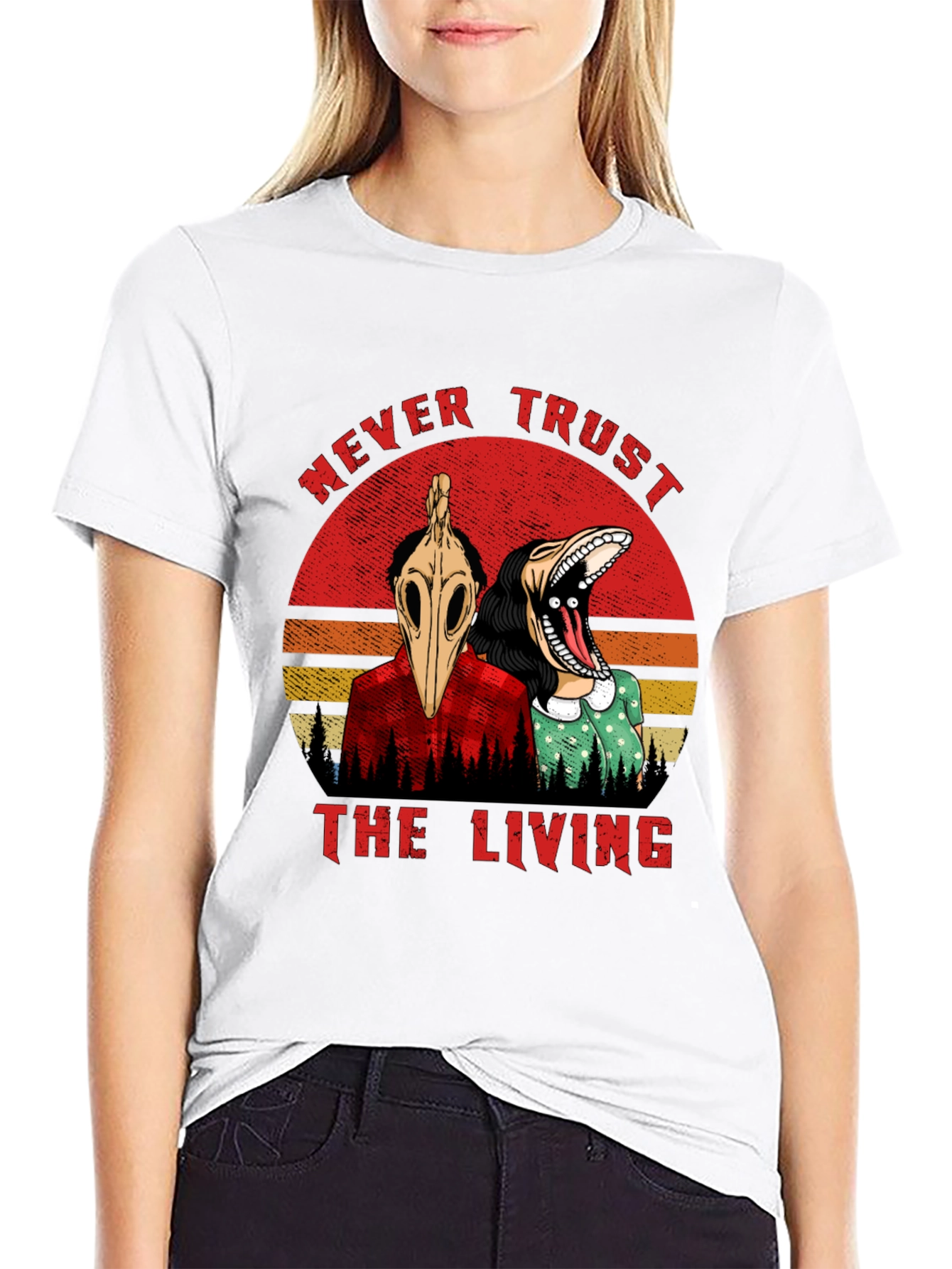 Never Trust the Living Graphic Tee